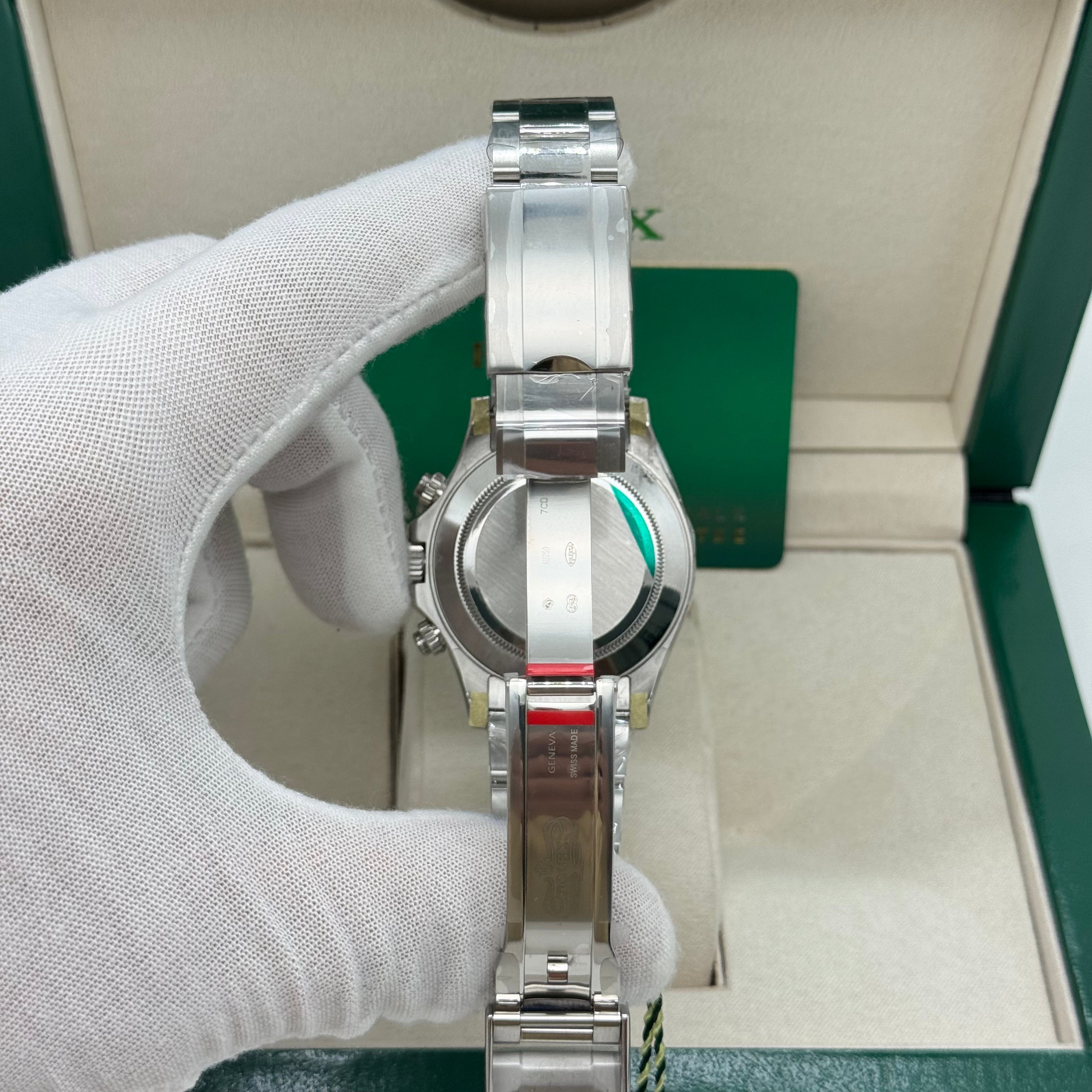 Rolex Daytona 2024 Steel Rim Bezel Ceramic Stainless Steel Black Dial 40MM