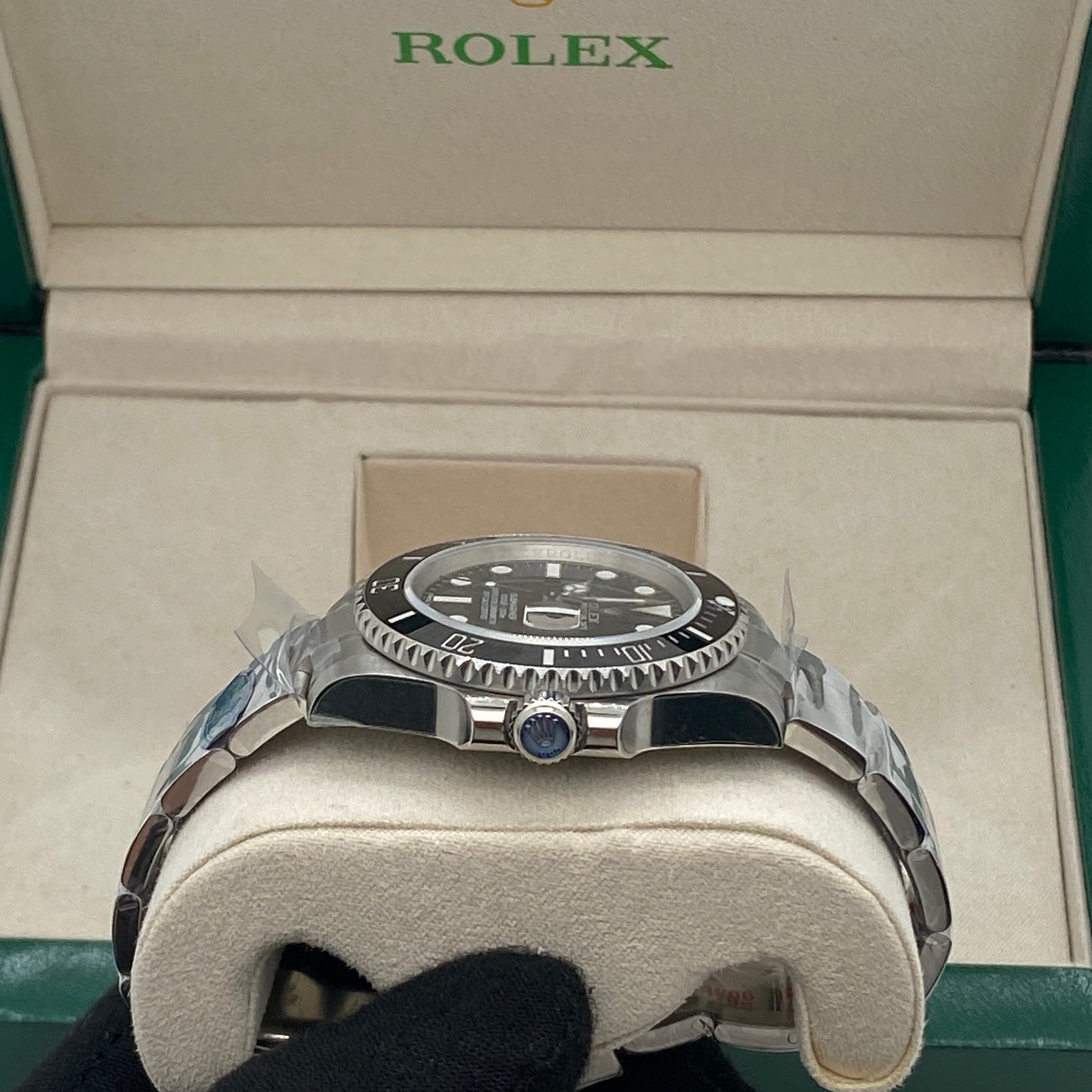Rolex Submarine Date 40mm Steel ceramic Black Dial