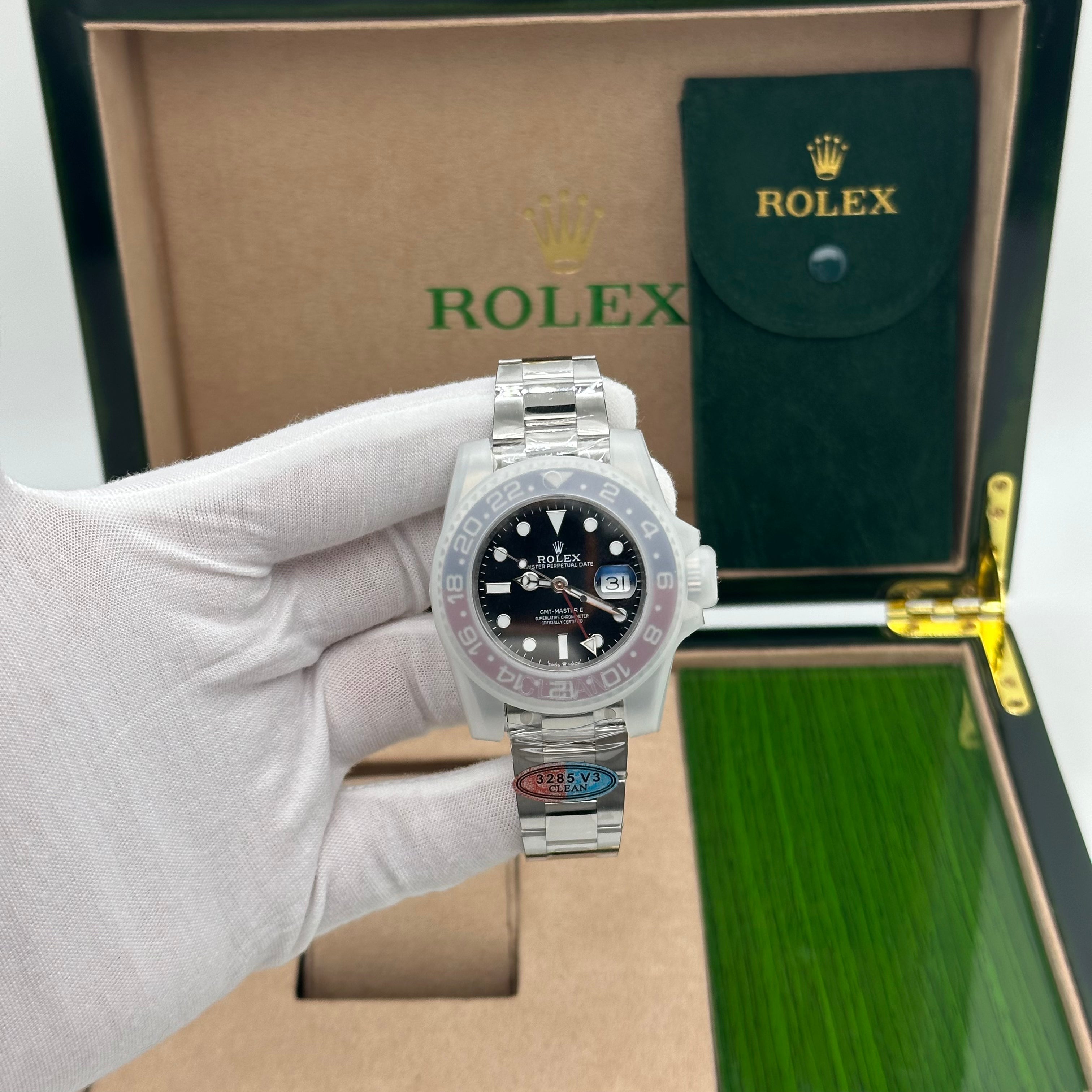 Rolex GMT-Master II “Pepsi” 3285 V3 – Swiss Super Clone