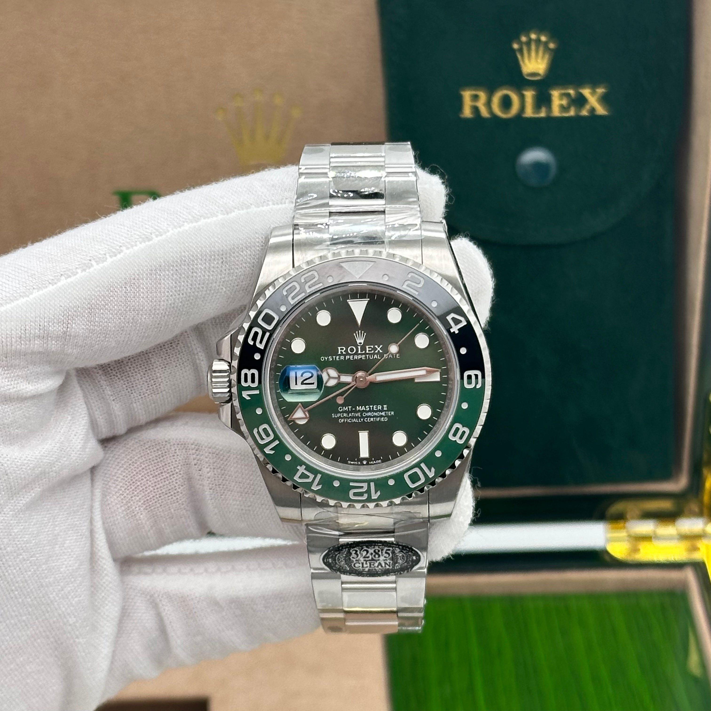 Rolex GMT-Master II “Sprite” Swiss Super Clone 1:1 – Green Dial 40mm