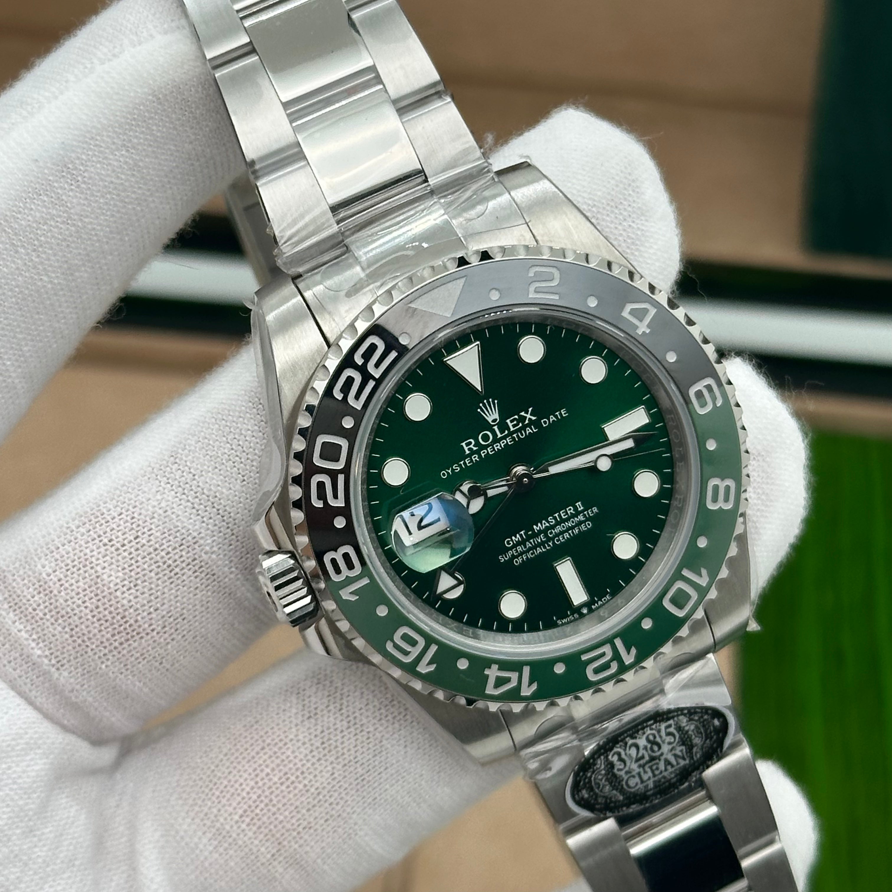 Rolex GMT-Master II “Sprite” Swiss Super Clone 1:1 – Green Dial 40mm