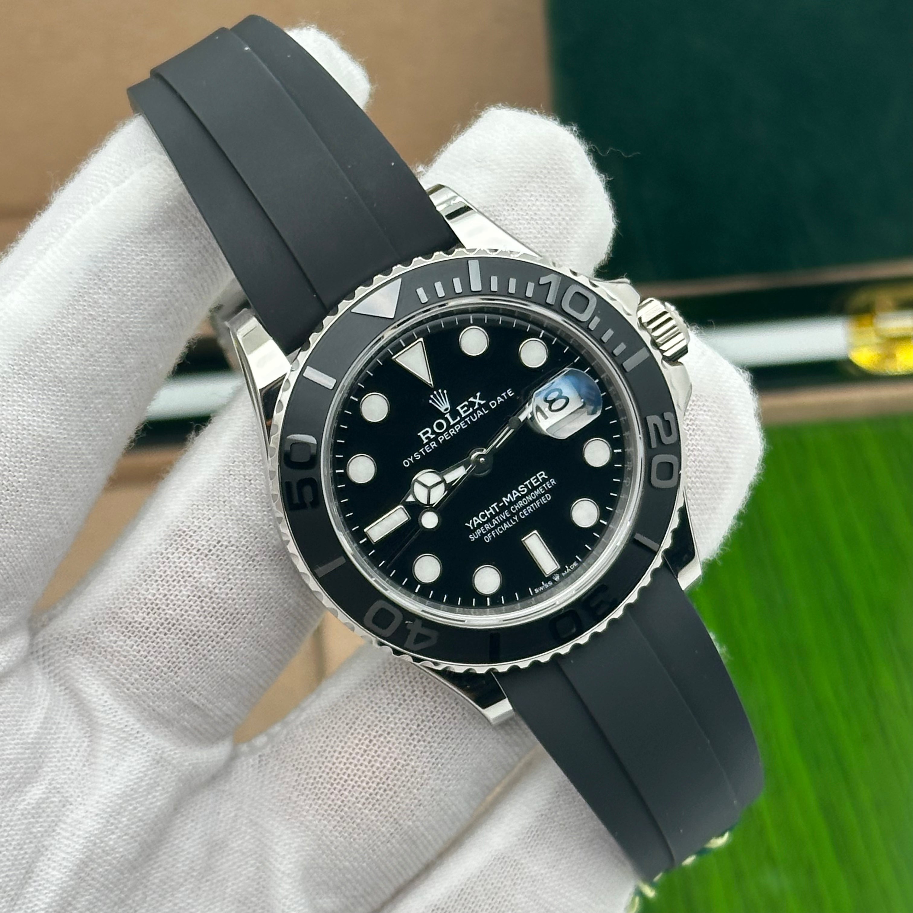 Rolex Yacht-Master 42mm Black Dial – Swiss Super Clone