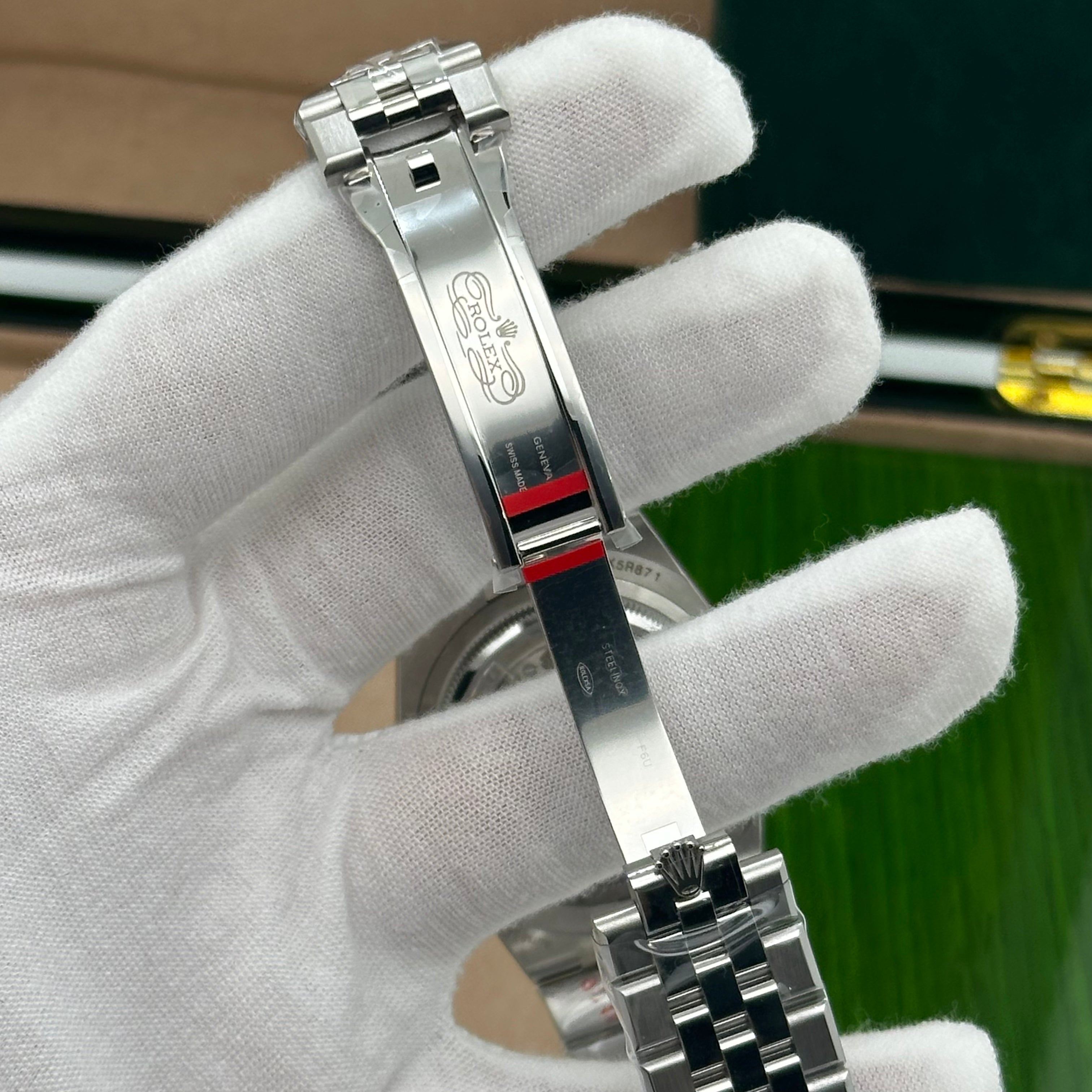 Rolex Oyster Perpetual Land-Dweller 41MM | SWISS 1:1 – Ice Blue Textured Dial