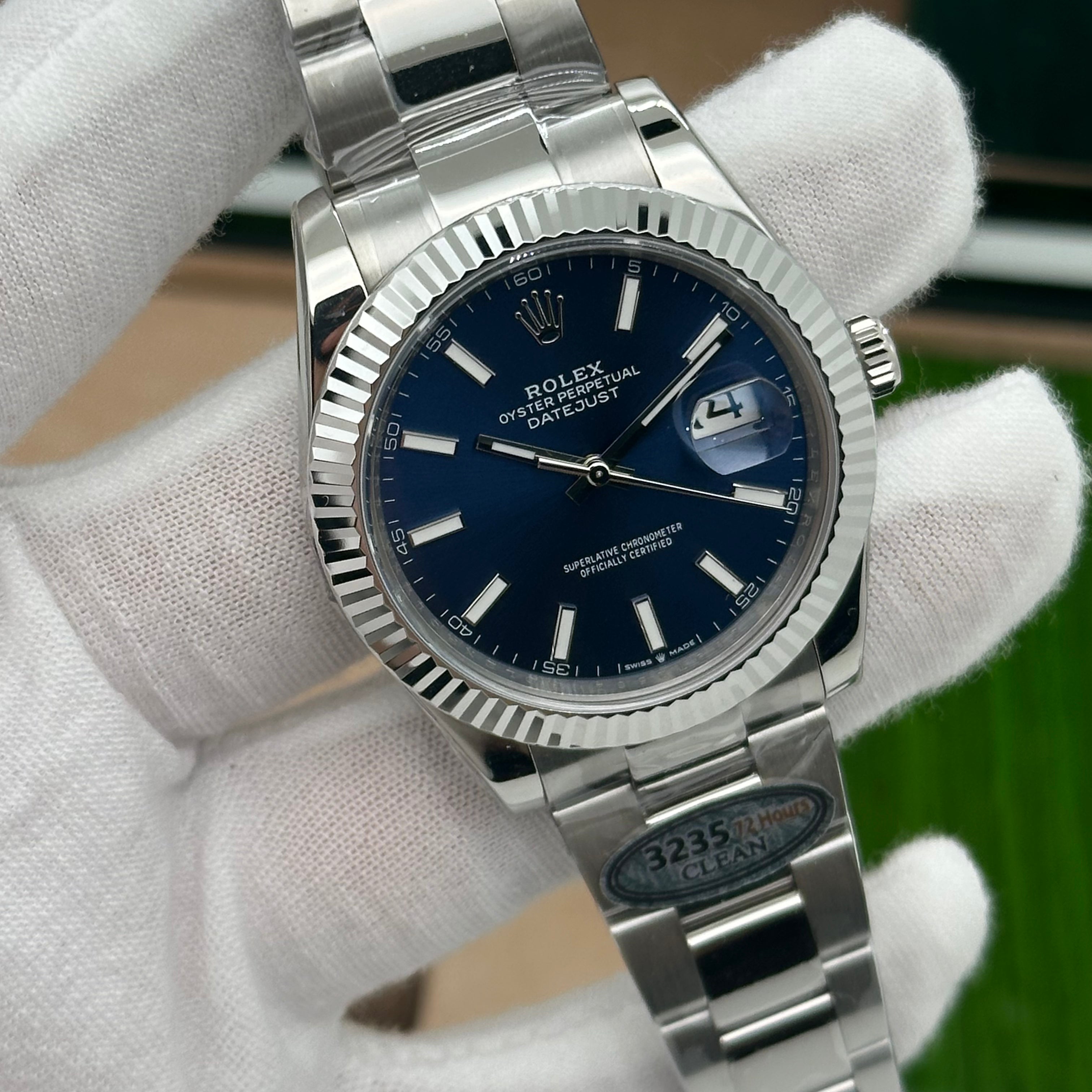 Rolex Datejust 41mm Blue Dial – Super Clone Swiss Replica