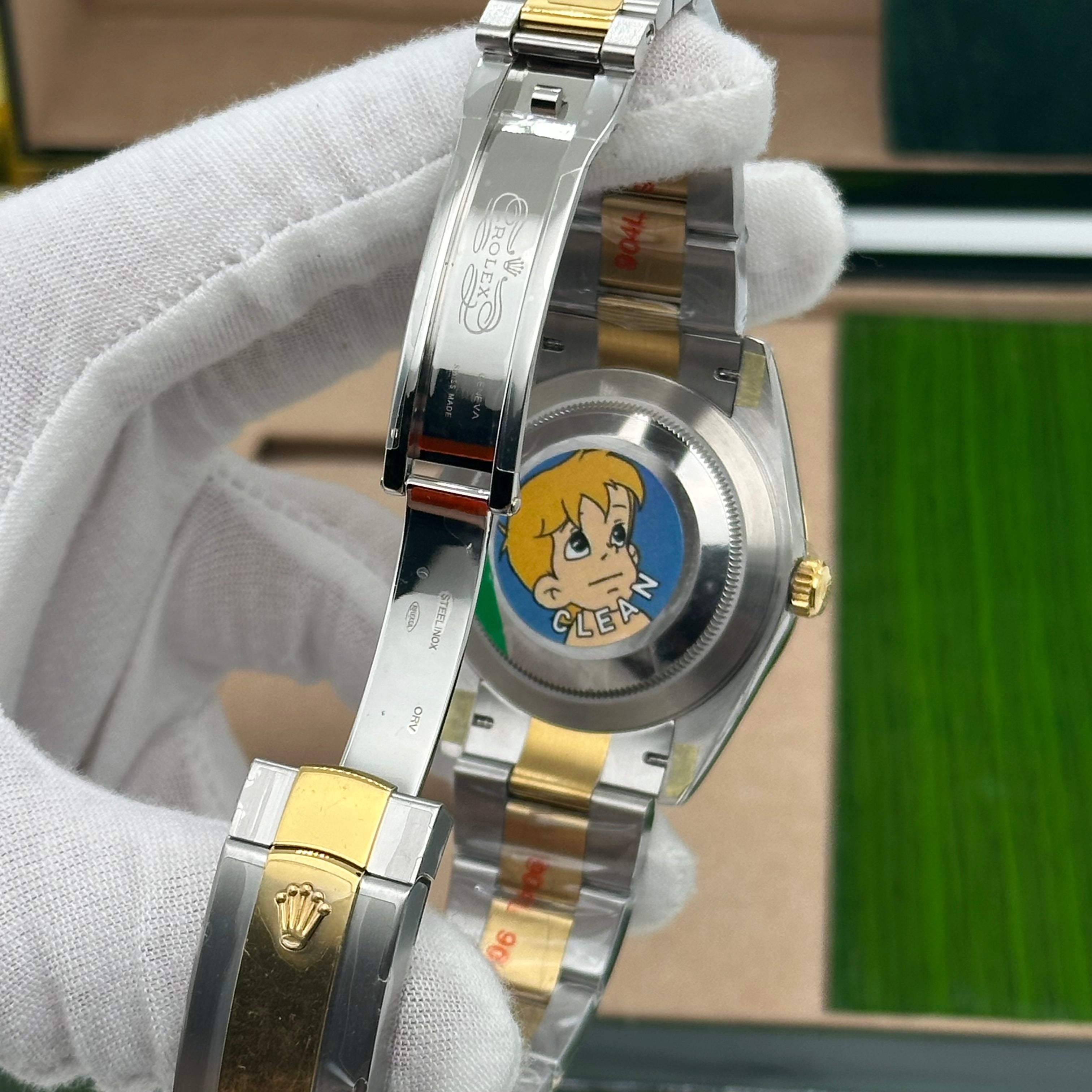 Rolex Datejust 41mm Two-Tone Oyster Gold – Slate Roman Dial