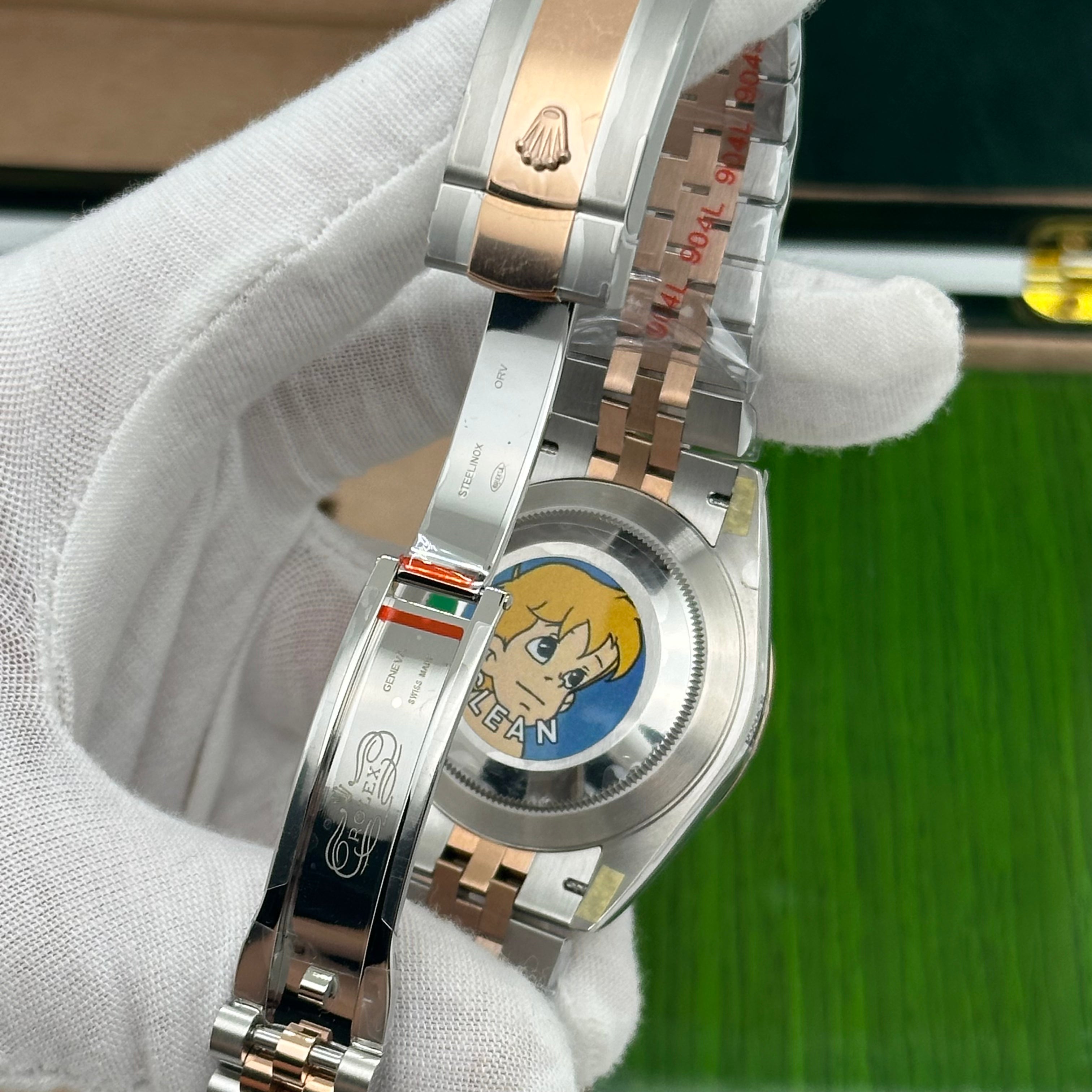 Rolex Datejust 41MM Wimbledon Dial – Slate Grey with Green Roman Numerals