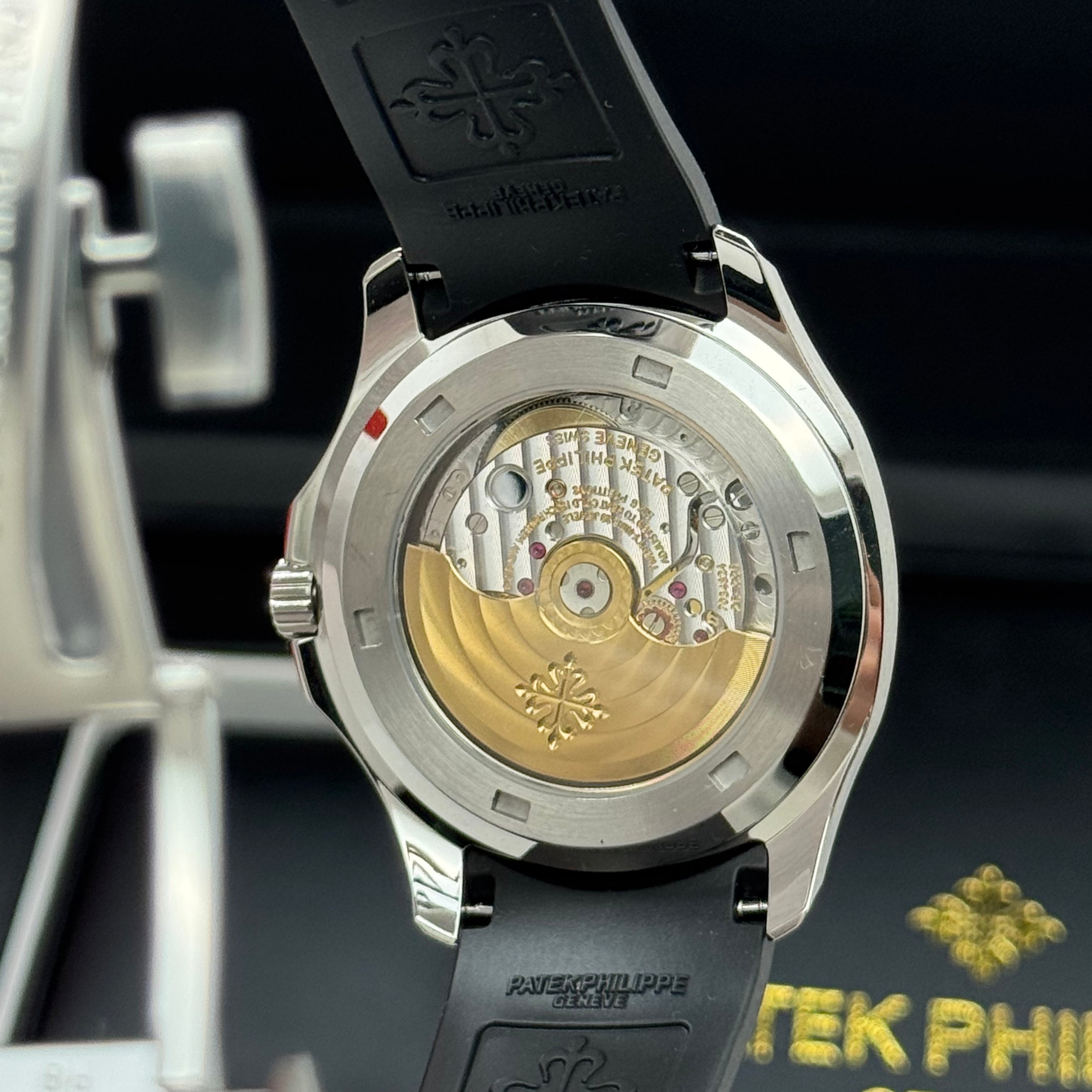 Patek Philippe Aquanaut Stainless Steel – Black Dial Rubber Strap