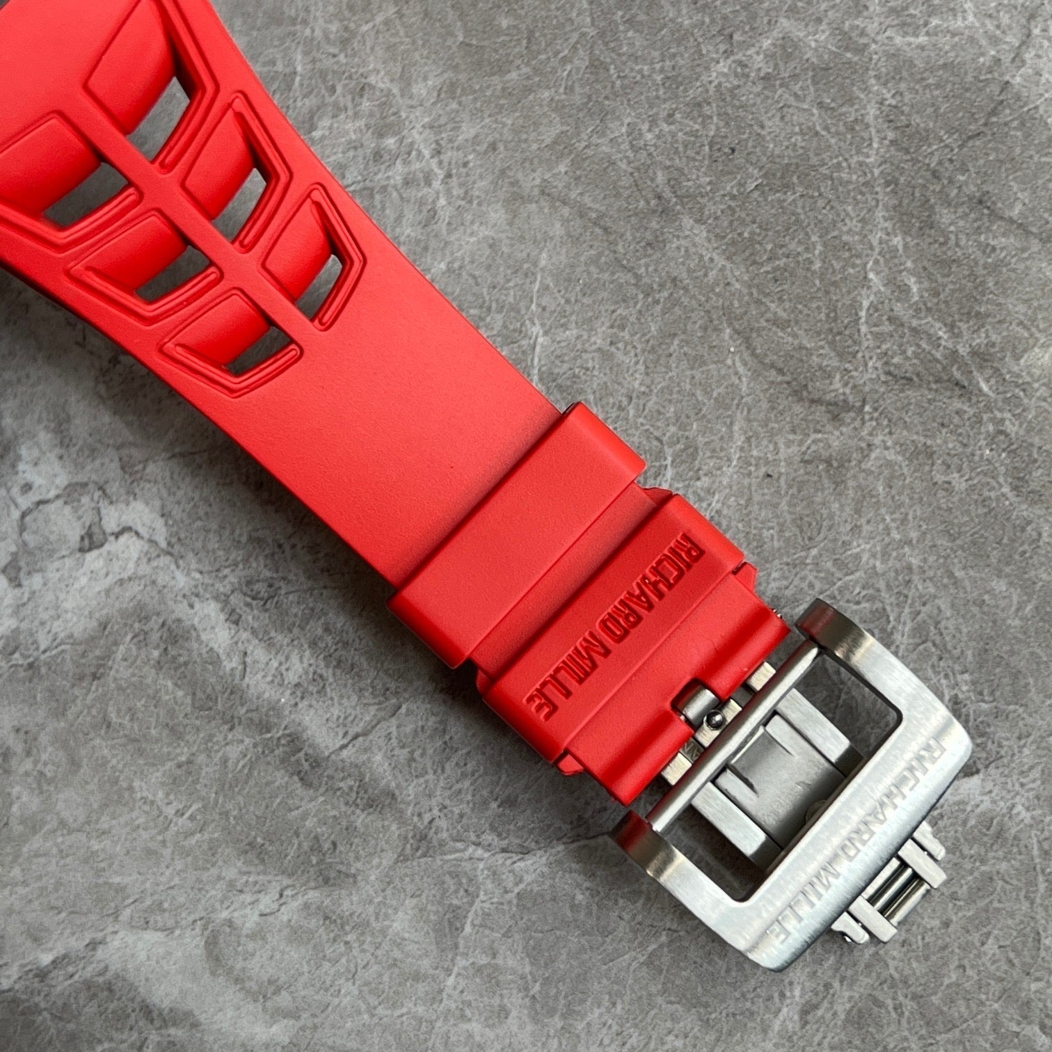 Richard Mille RM21-02 McLaren Flyback Chronograph – Green Quartz TPT® with Red Strap