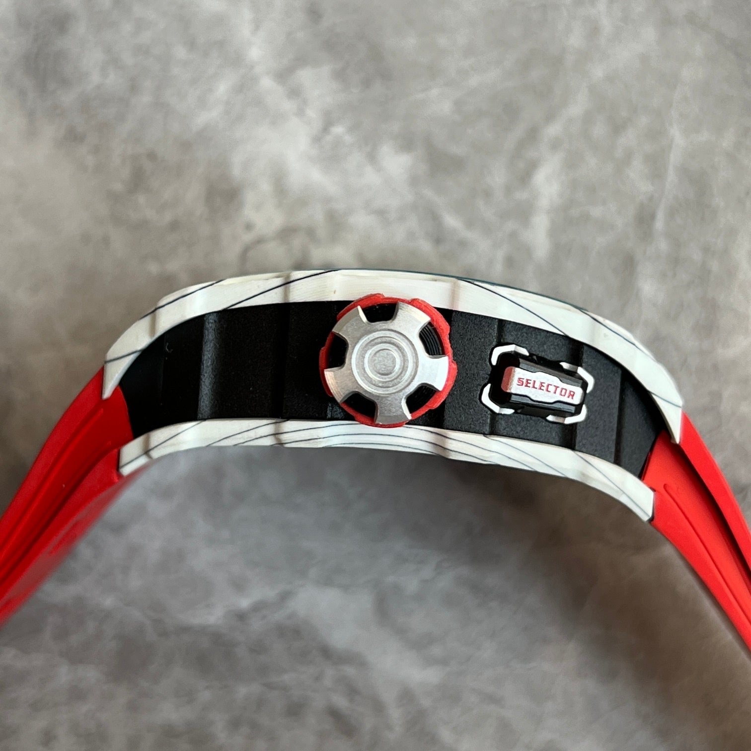 Richard Mille RM 35-03 Rafael Nadal – White Quartz TPT® with Red Strap