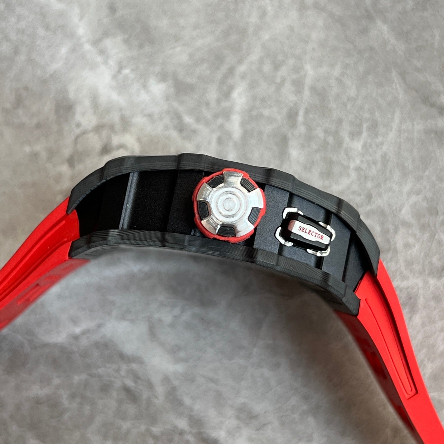 Richard Mille RM 11-03 Rafael Nadal Automatic Flyback Chronograph – Carbon TPT® with Red Strap