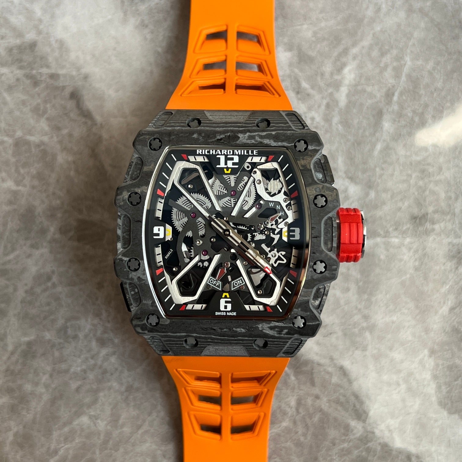 Richard Mille RM 35-03 Rafael Nadal – Carbon TPT® with Orange Strap