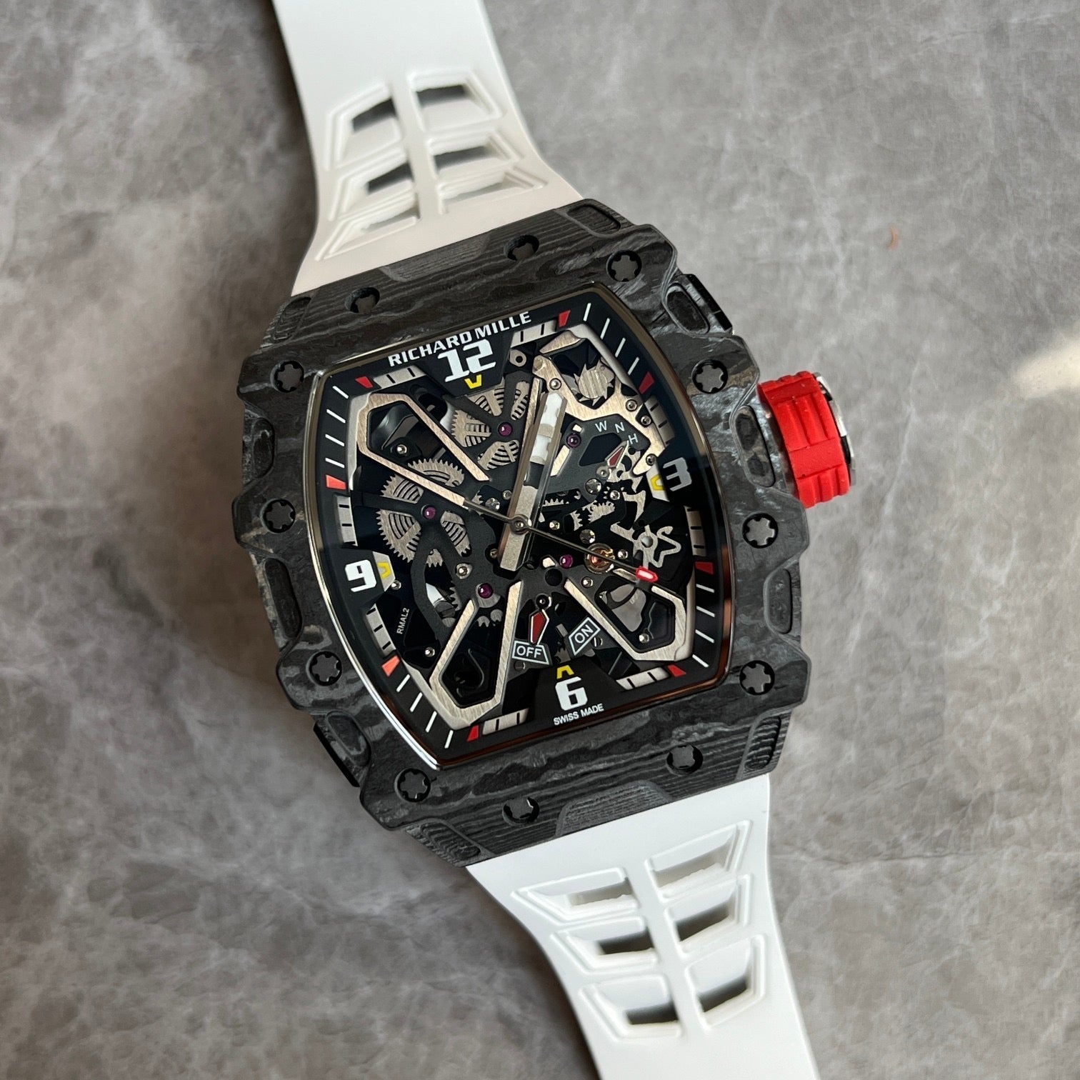 Richard Mille RM 35-02 Rafael Nadal – Carbon TPT® with White Strap