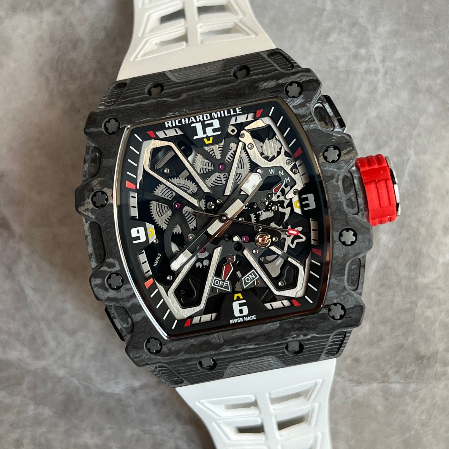 Richard Mille RM 35-02 Rafael Nadal – Carbon TPT® with White Strap