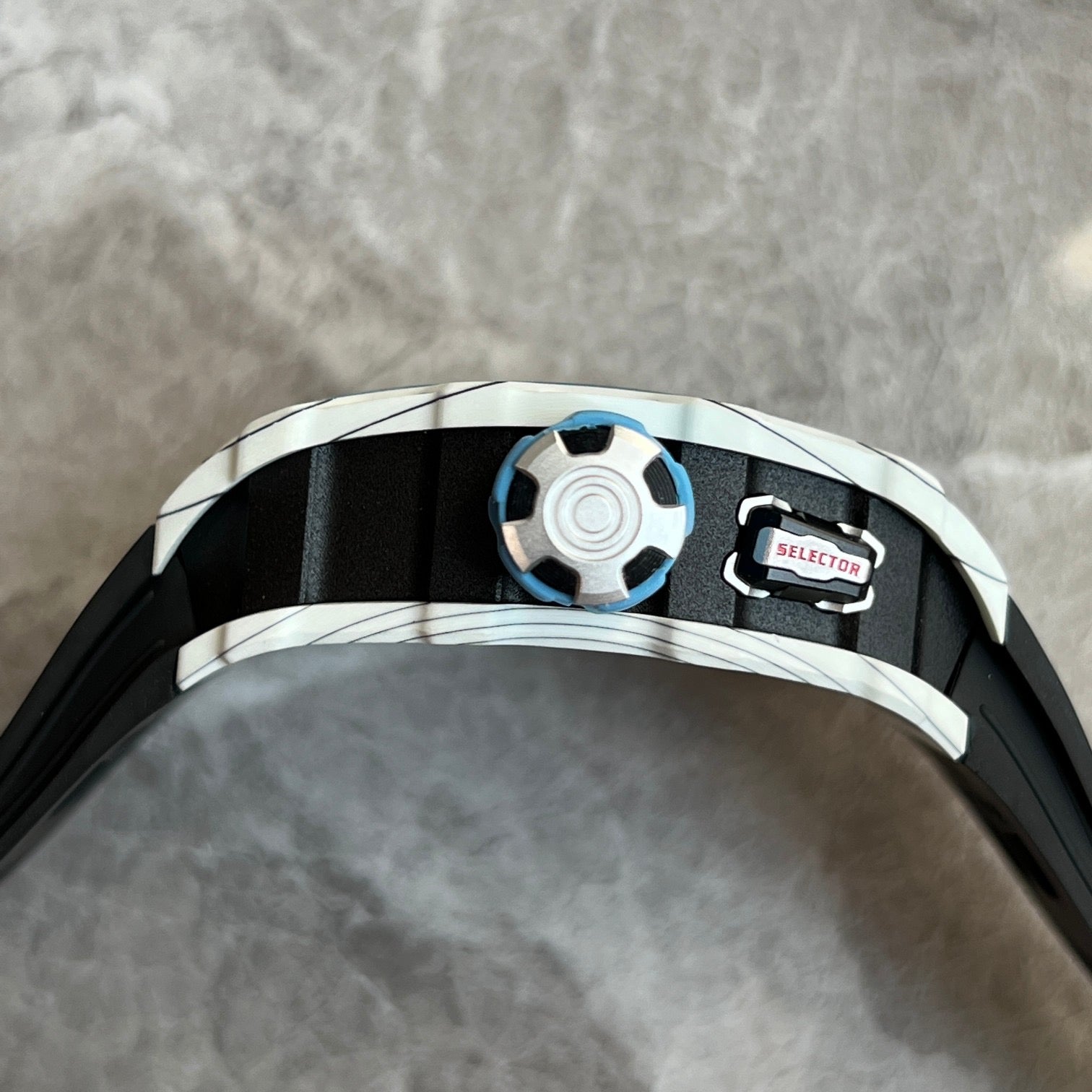 Richard Mille RM35-03 Rafael Nadal Le Mans Classic – White Quartz TPT with Black Strap