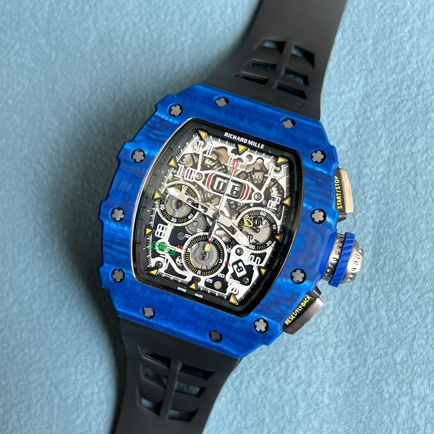 Richard Mille RM 011 Blue TPT Quartz Flyback Chronograph – Ultimate Limited Edition
