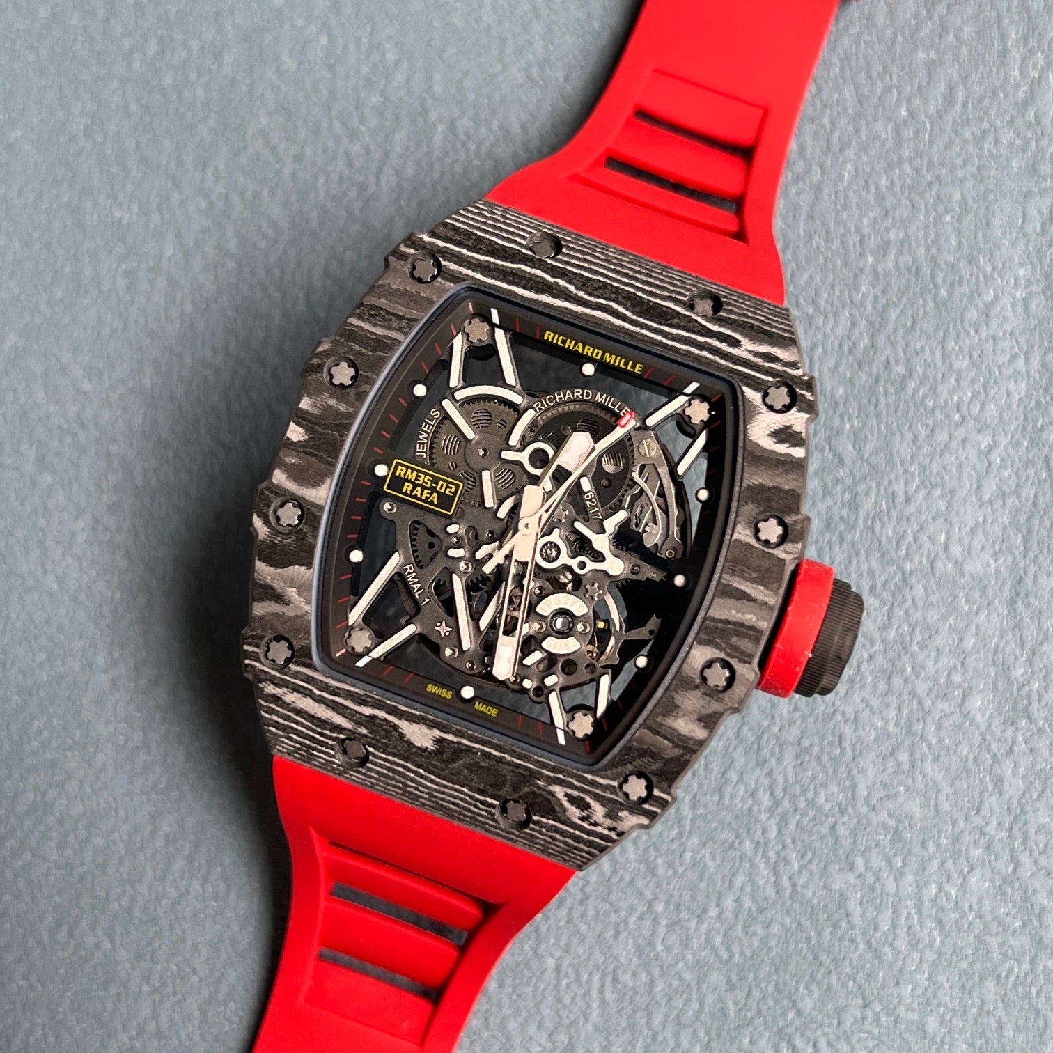Richard Mille RM 35-02 Red Strap - RM 35-02 RAFA