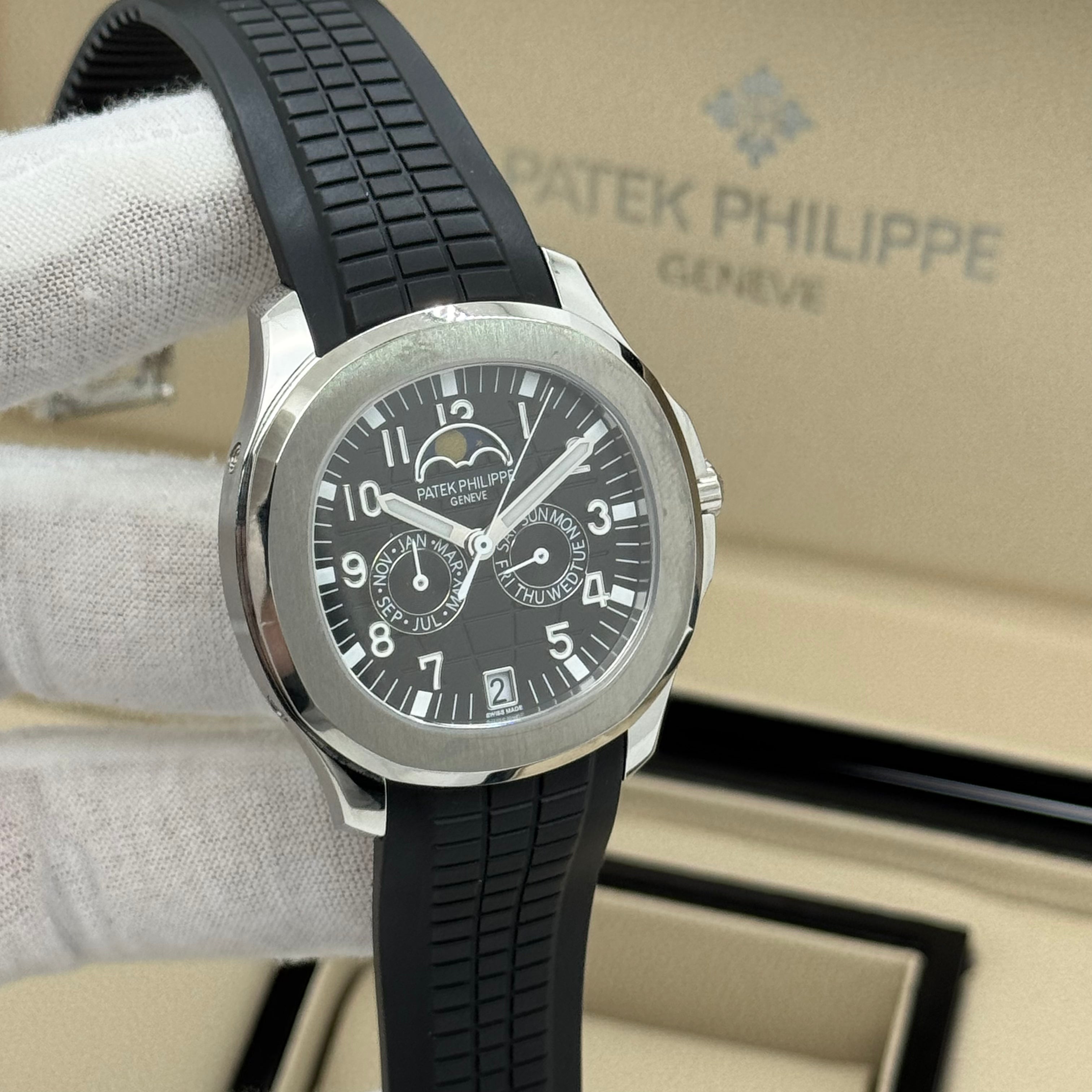 Patek Philippe Nautilus 5980 – Swiss Super Clone | Automatic Chronograph | Blue Dial