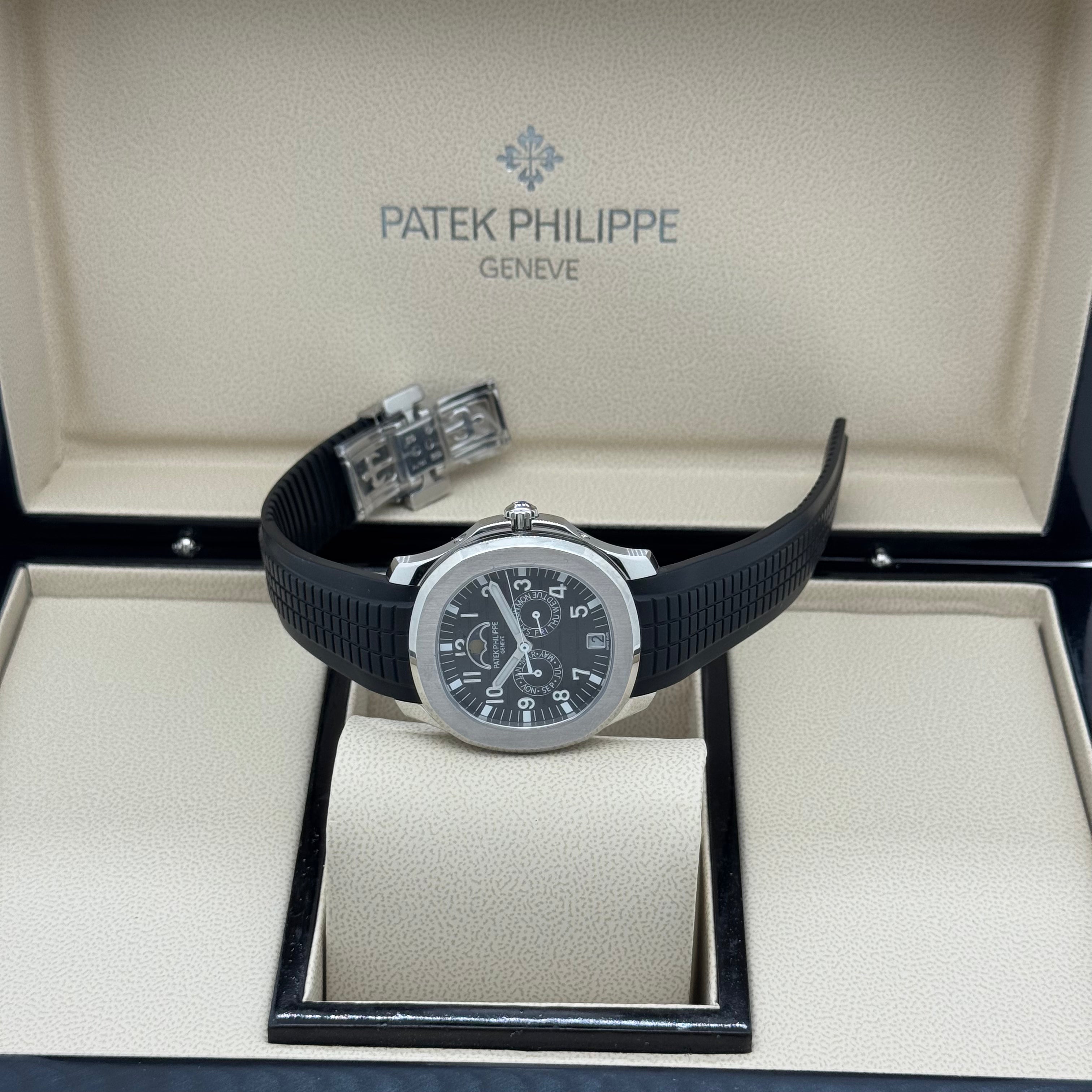 Patek Philippe Nautilus 5980 – Swiss Super Clone | Automatic Chronograph | Blue Dial