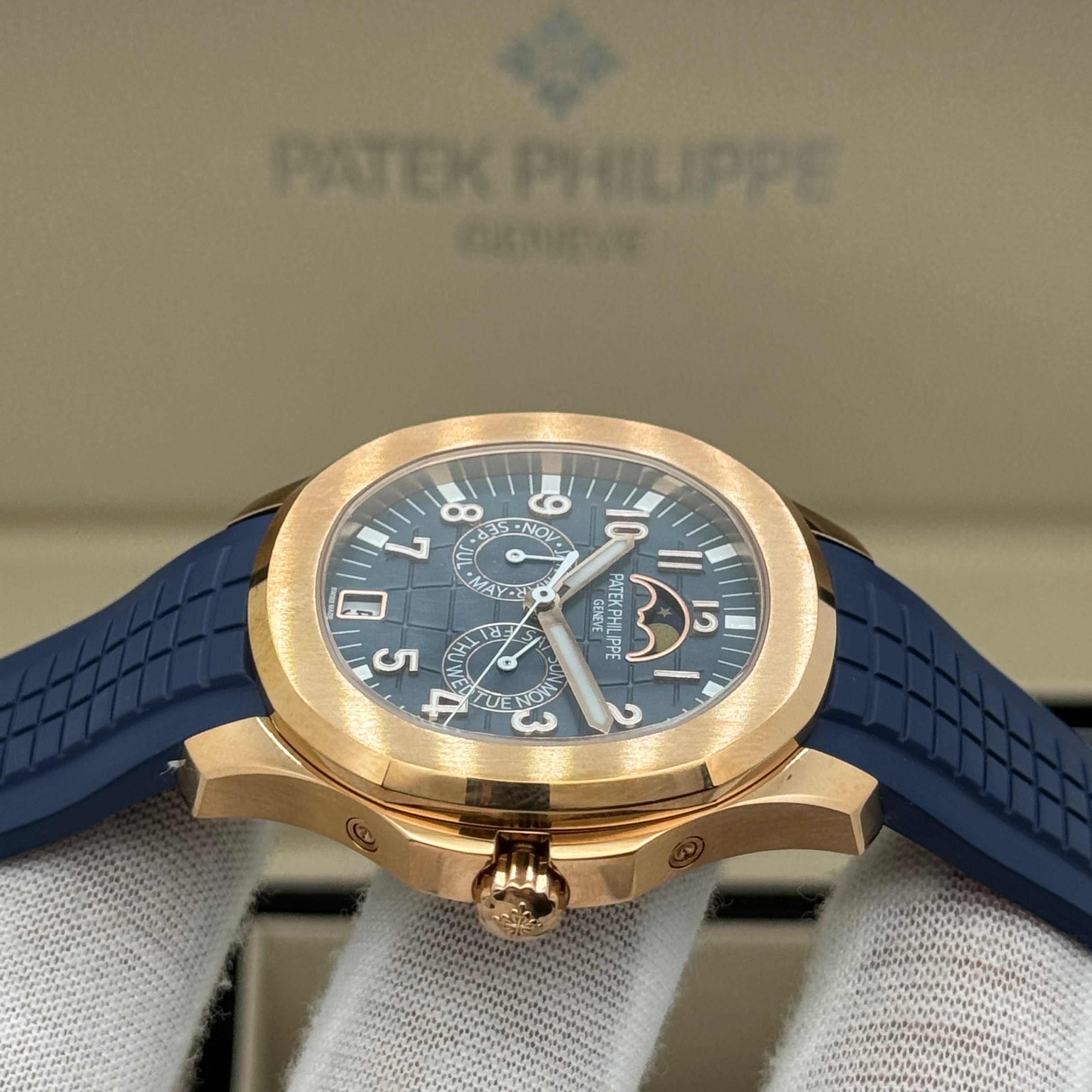 Patek Philippe Aquanaut 5164R Rose Gold – Blue Dial | Swiss Super Clone 1:1