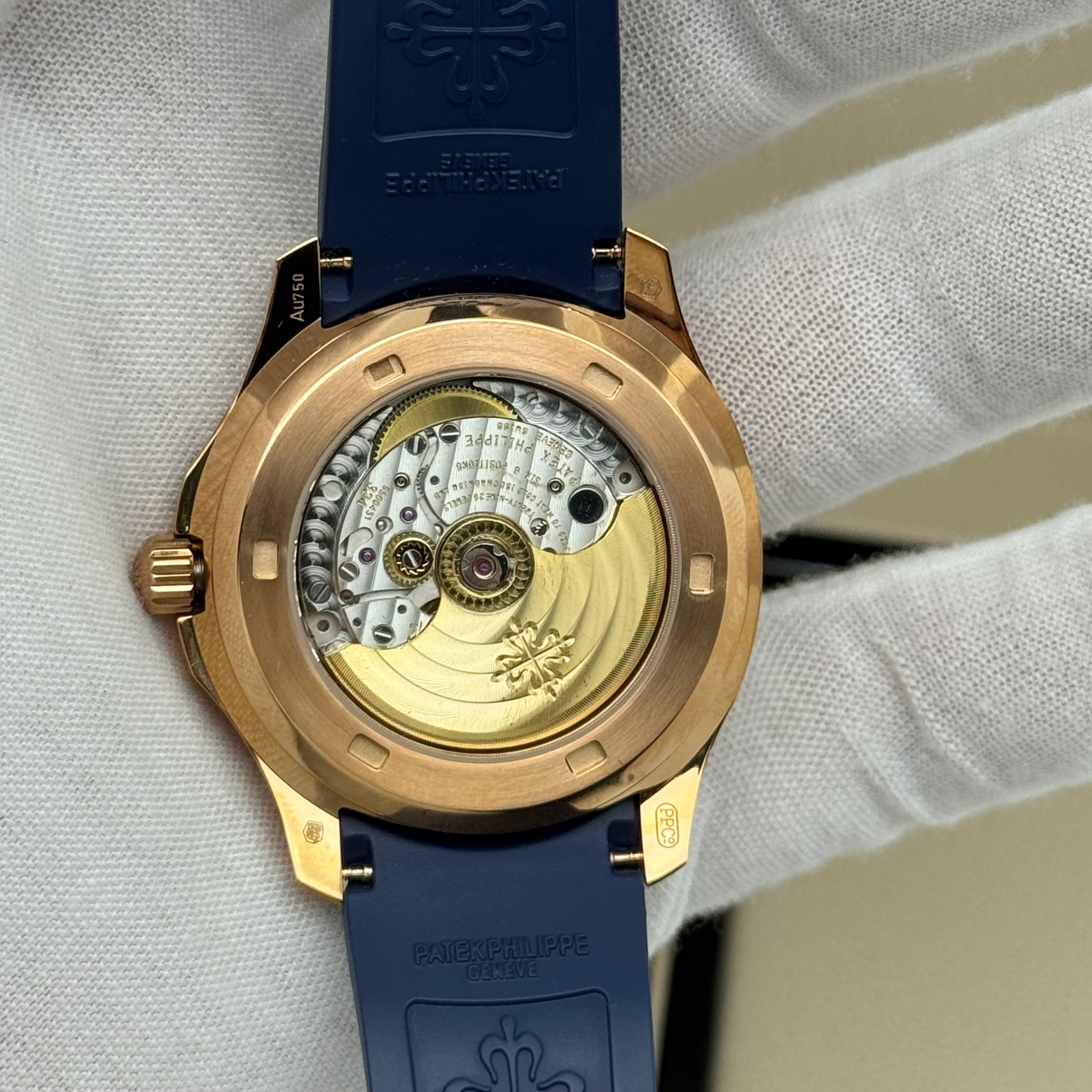 Patek Philippe Aquanaut 5164R Rose Gold – Blue Dial | Swiss Super Clone 1:1