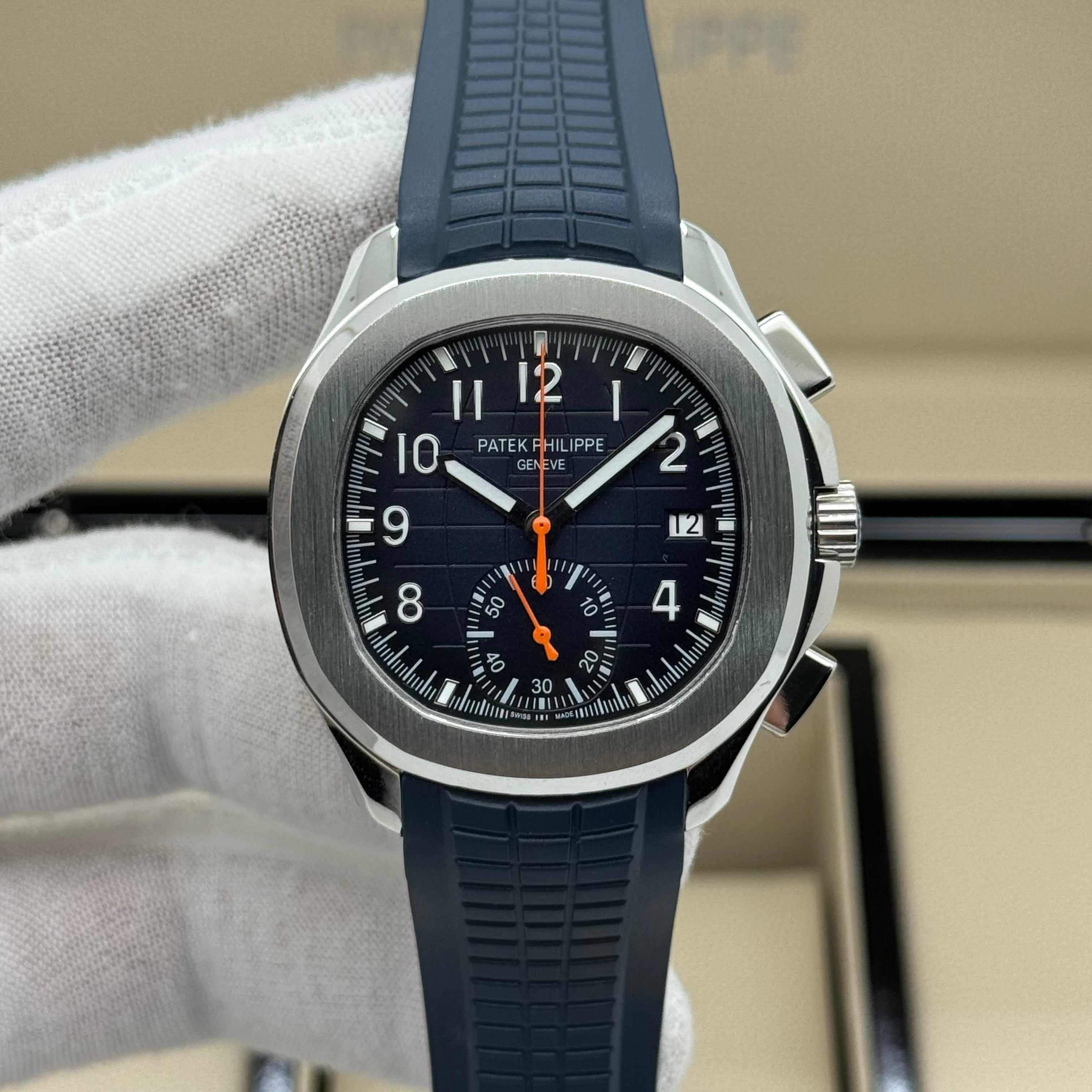 Patek Philippe Aquanaut Chronograph 5968A Blue – Swiss Super Clone (Automatic)