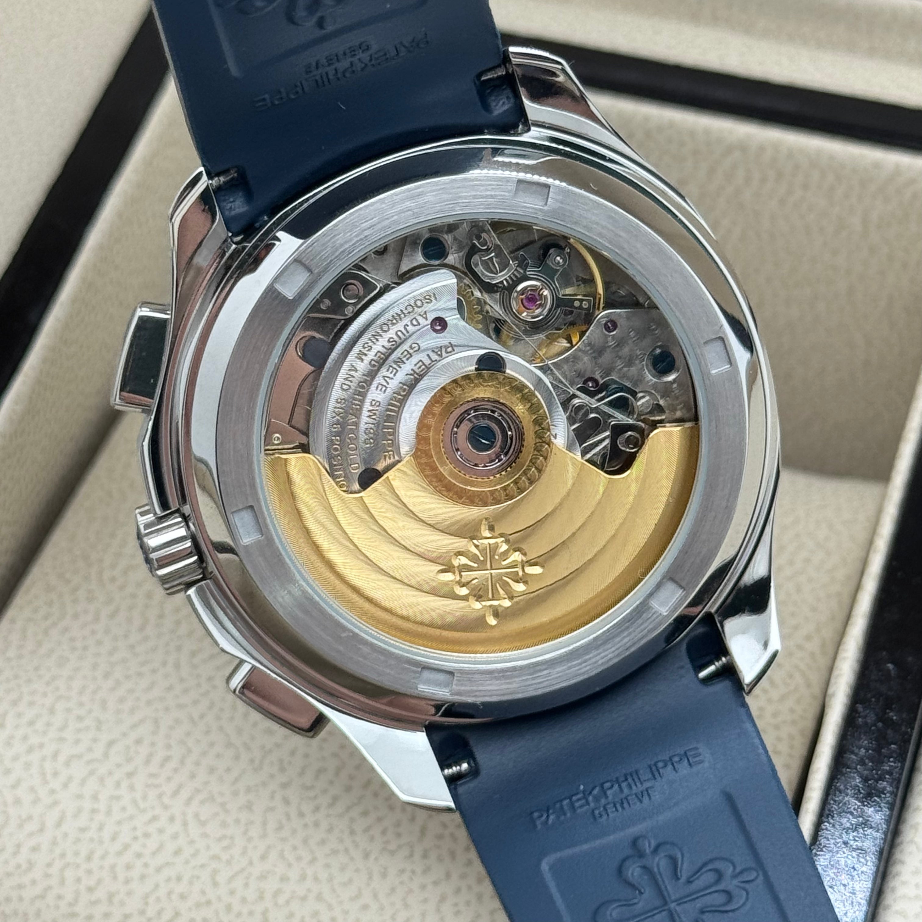 Patek Philippe Aquanaut Chronograph 5968A Blue – Swiss Super Clone (Automatic)