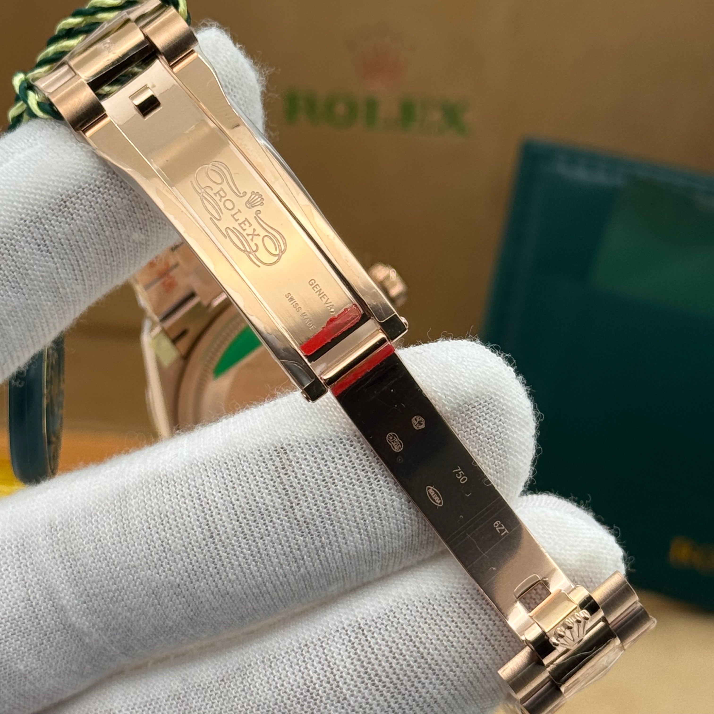 Rolex Day-Date 36MM– Rose Gold Presidential, Black Gradient Dial & Diamond-Style Markers