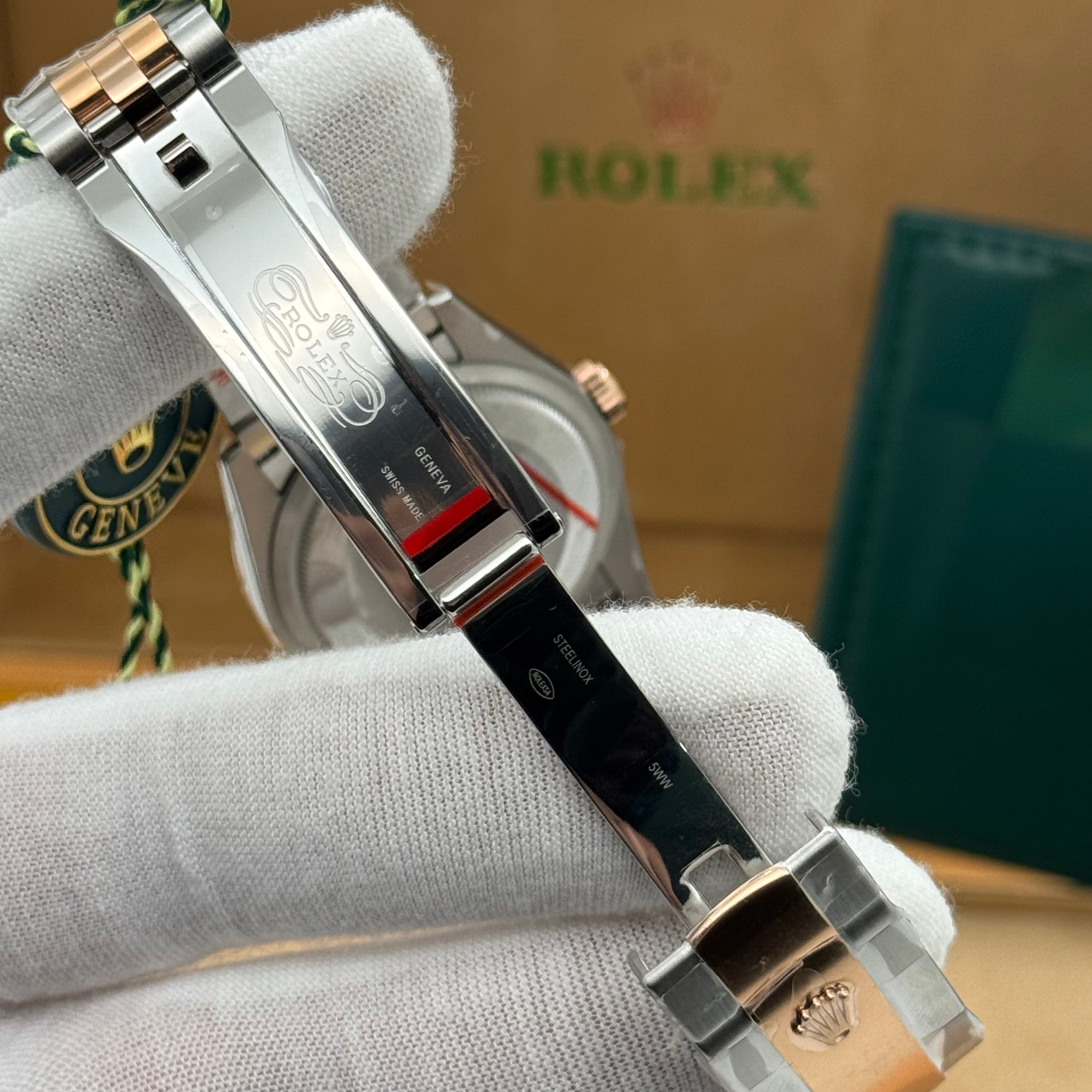 Rolex Datejust 36MM – Two-Tone Rose Gold & Steel Diamond Bezel / Chocolate Dial