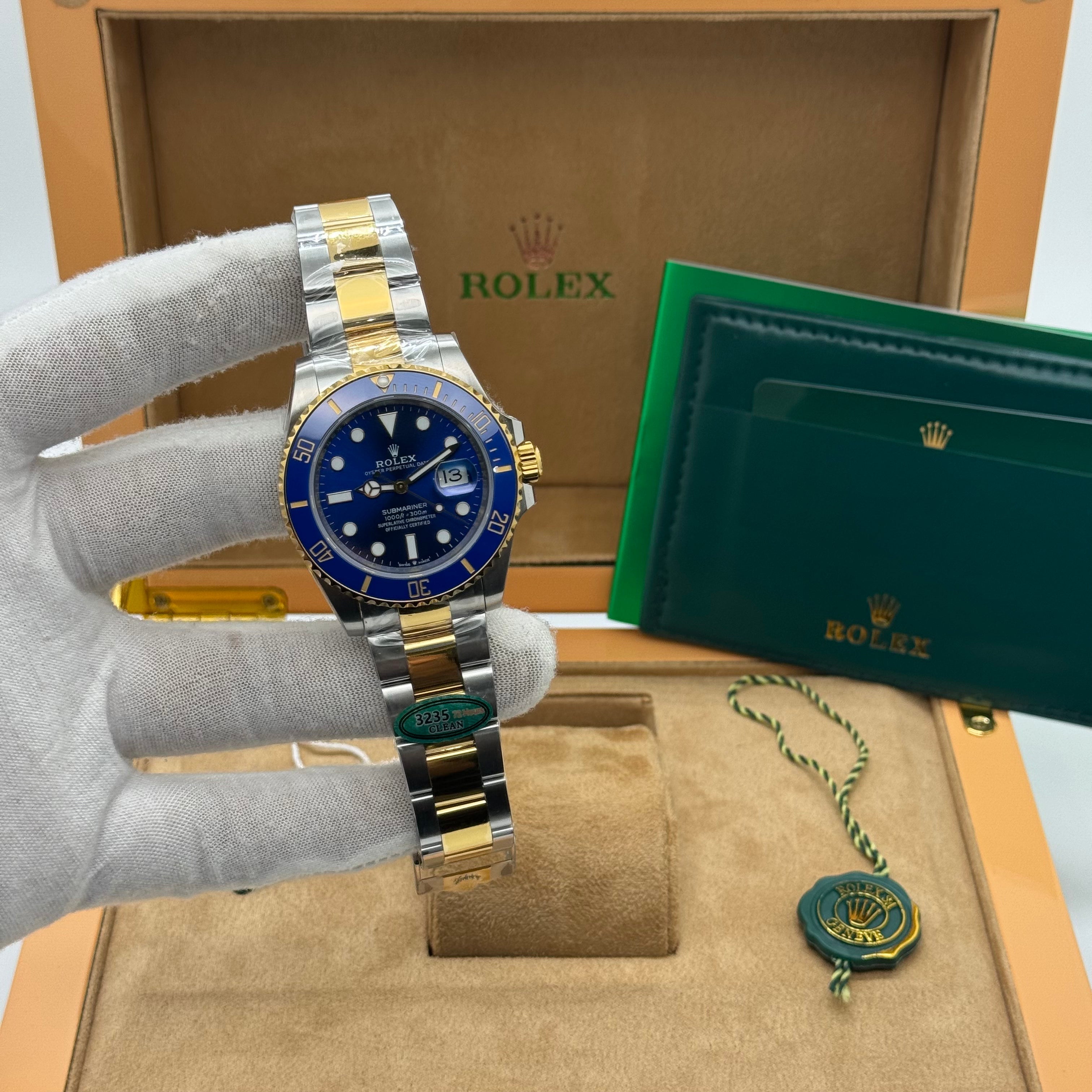 Rolex Submariner Blue Ocean Diver – Two-Tone Steel – Swiss Super Clone – Automatic 6R8697V6