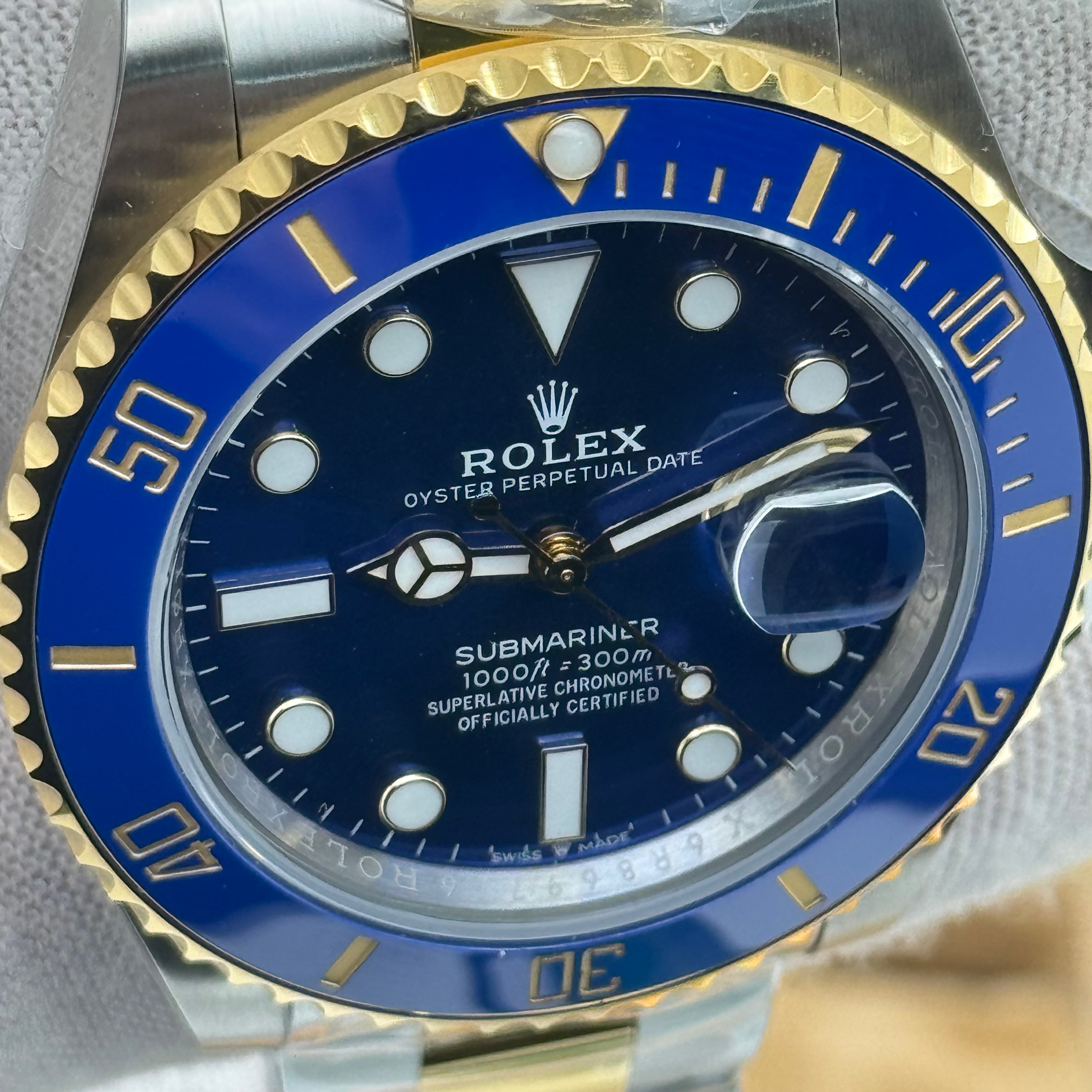 Rolex Submariner Blue Ocean Diver – Two-Tone Steel – Swiss Super Clone – Automatic 6R8697V6