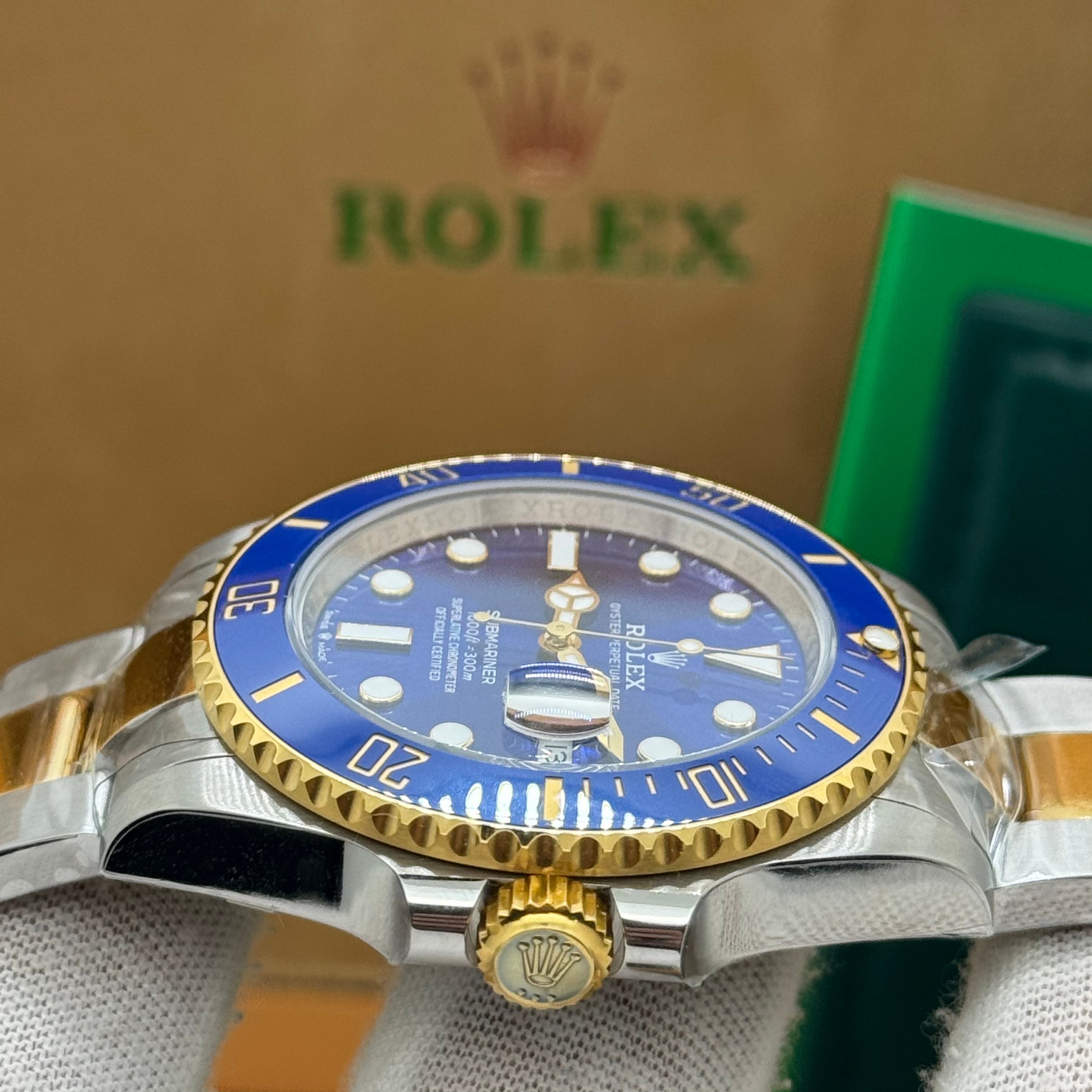 Rolex Submariner Blue Ocean Diver – Two-Tone Steel – Swiss Super Clone – Automatic 6R8697V6