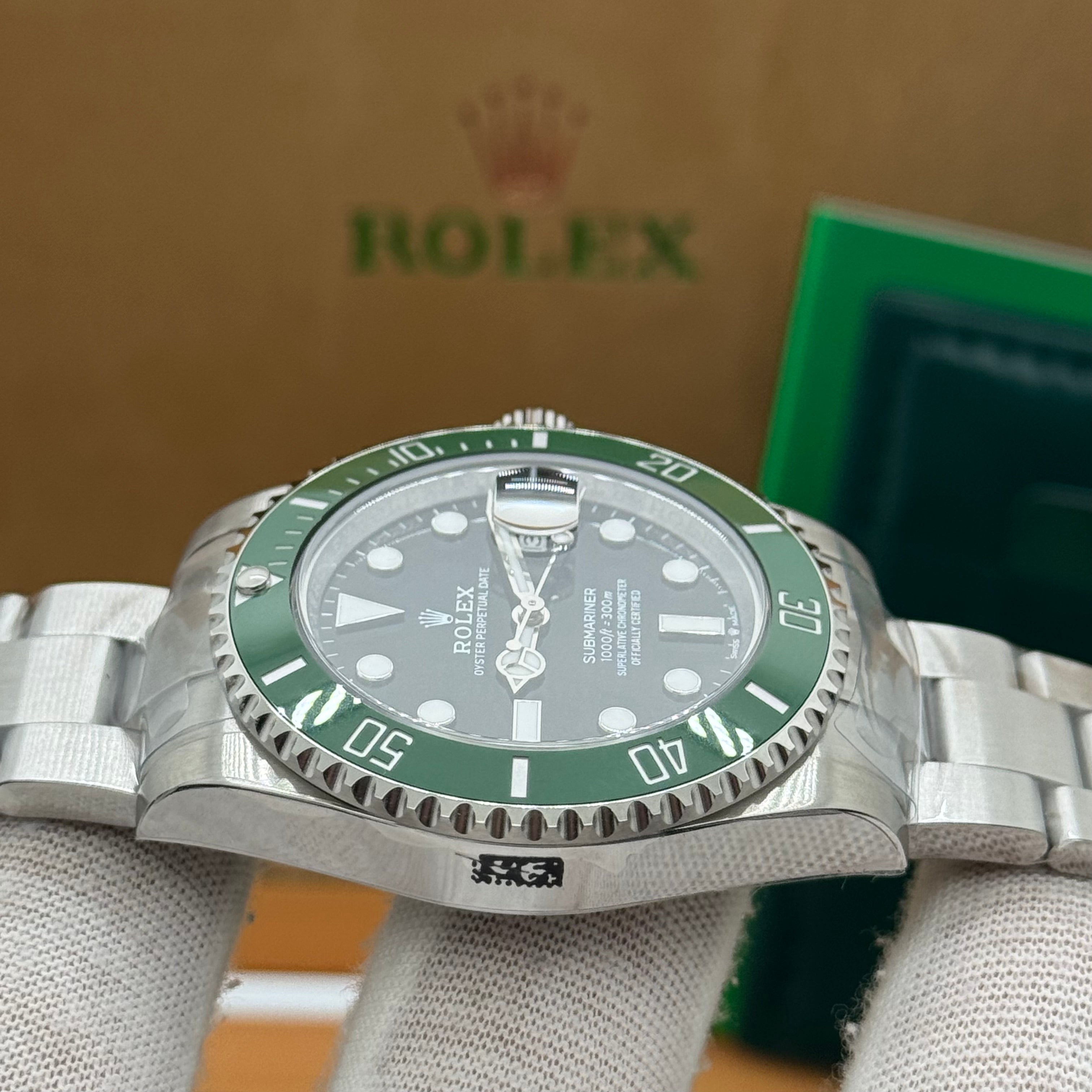 Rolex Submariner Green Bezel Diver Watch – Swiss Super Clone – Automatic – 6R7791V6