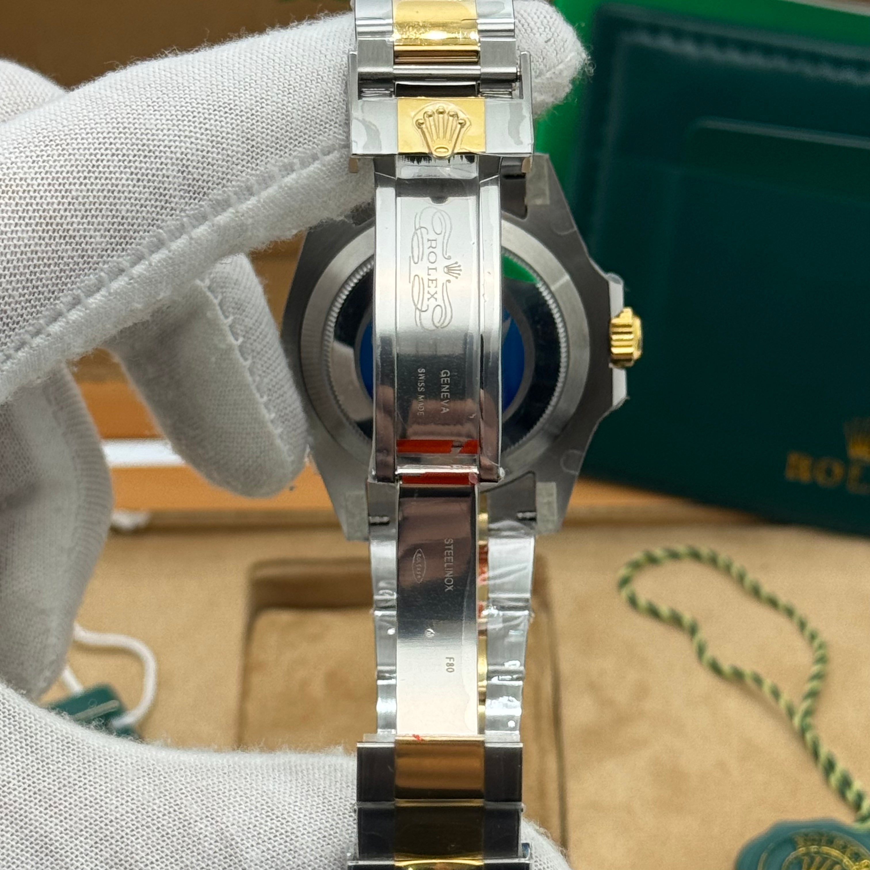 Rolex Submariner Dive Watch – Two-Tone Black Edition | Swiss Automatic - 6R8264V6