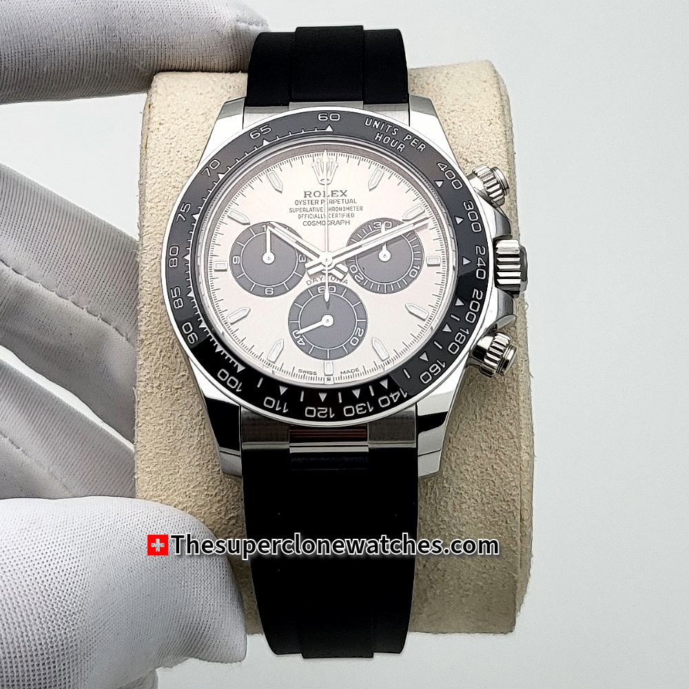 Rolex Cosmograph Daytona Ghost Exact 1:1 Super Clone 4131 Swiss Movement Replica Watch Ref-126519LN