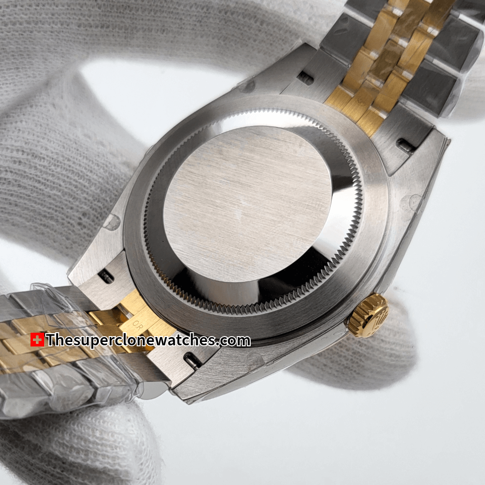 Rolex Datejust Oystersteel and Yellow Gold Champagne-Colour Dial Exact 1:1 Super Clone 3235 Swiss Movement Replica Watch Ref-126333