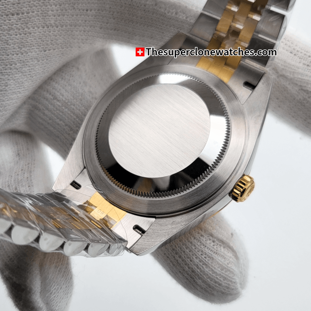 Rolex Datejust Oystersteel and Yellow Gold Slate Dial Exact 1:1 Super Clone 3235 Swiss Movement Replica Watch Ref-126333