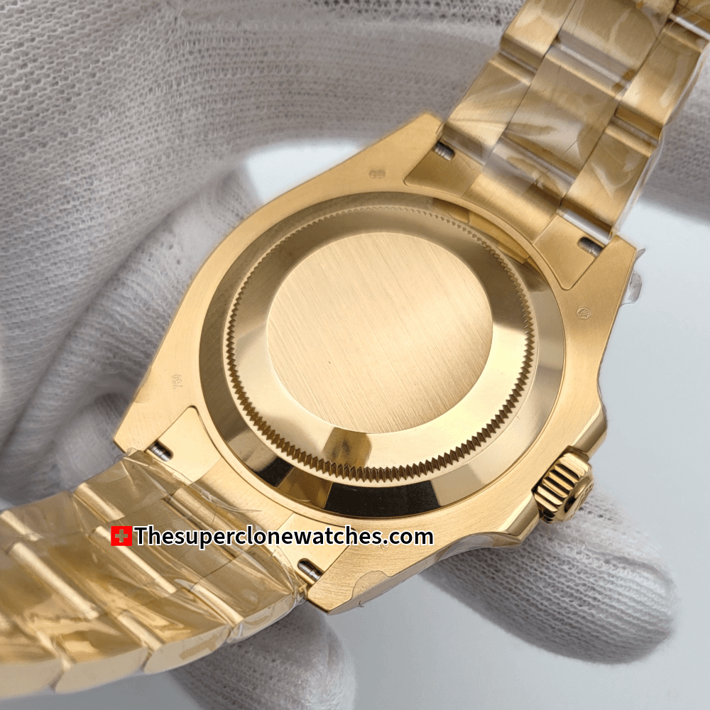 Rolex Submariner Date 18ct Yellow Gold Black Dial Exact 1:1 Super Clone 3235 Swiss Movement Replica Watch Ref-126618LN
