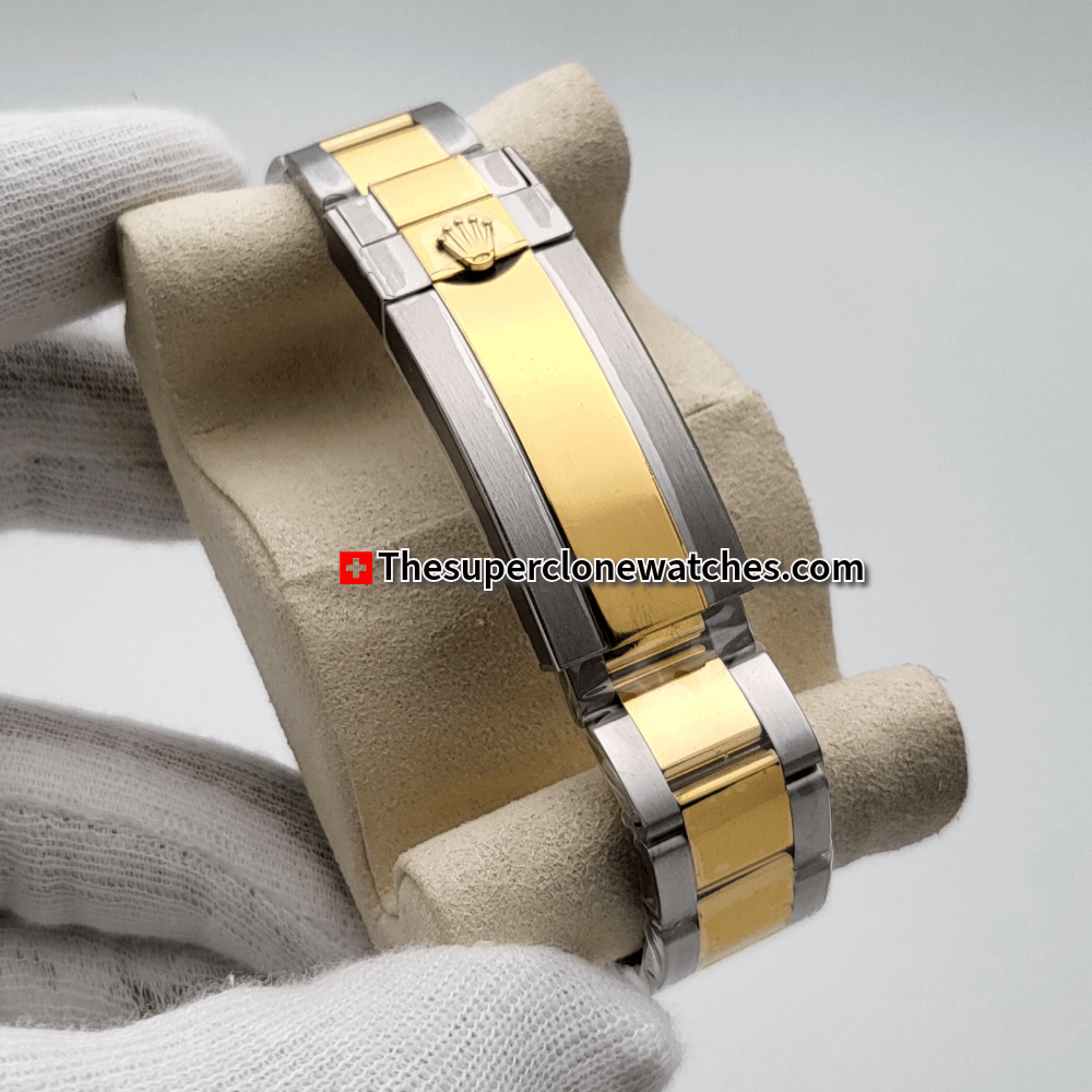 Rolex Submariner Date 2-Tone Black Dial Exact 1:1 Super Clone 3235 Swiss Movement Replica Watch Ref-126613LN