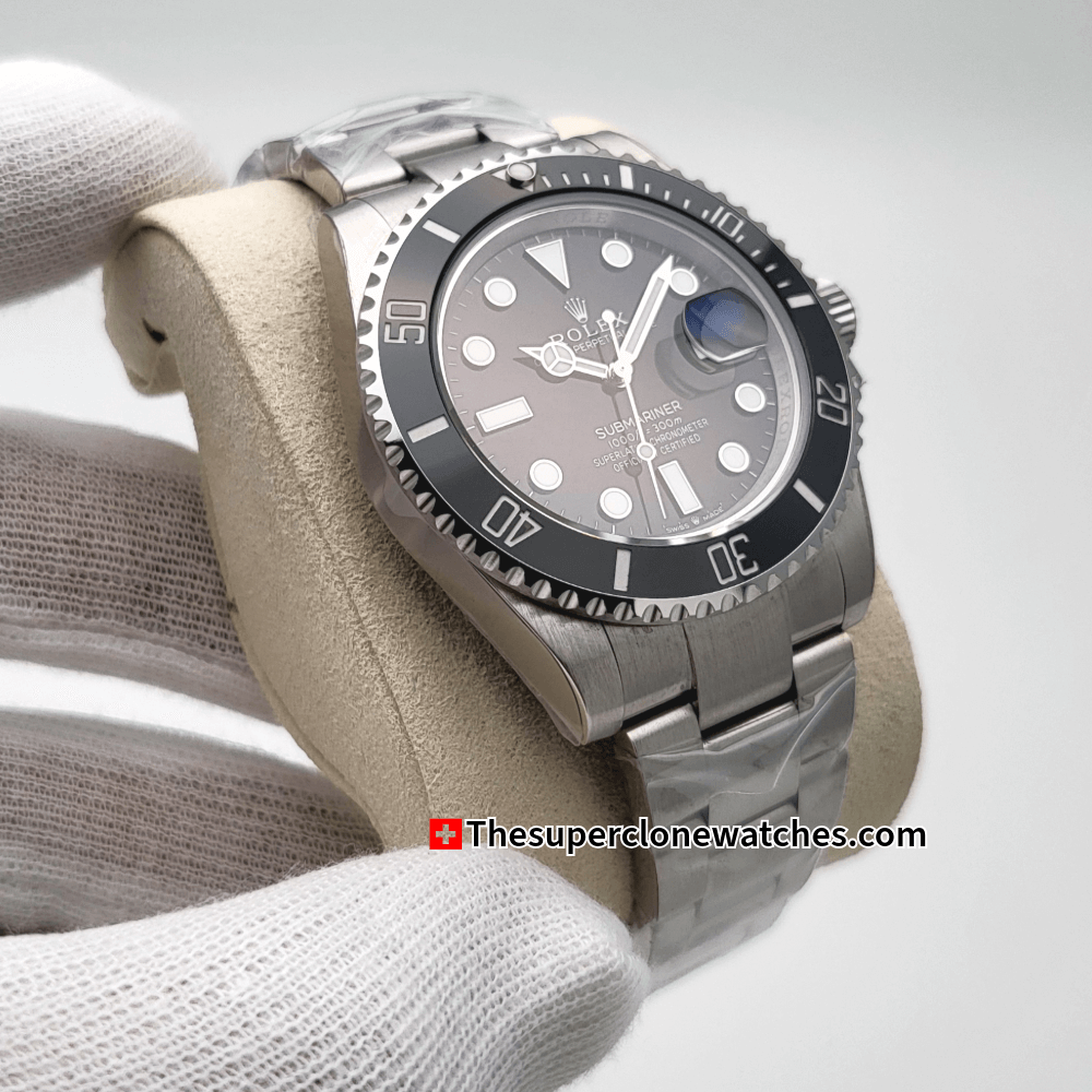 Rolex Submariner Date Black Dial Exact 1:1 Super Clone 3235 Swiss Movement Replica Watch Ref-126610LN