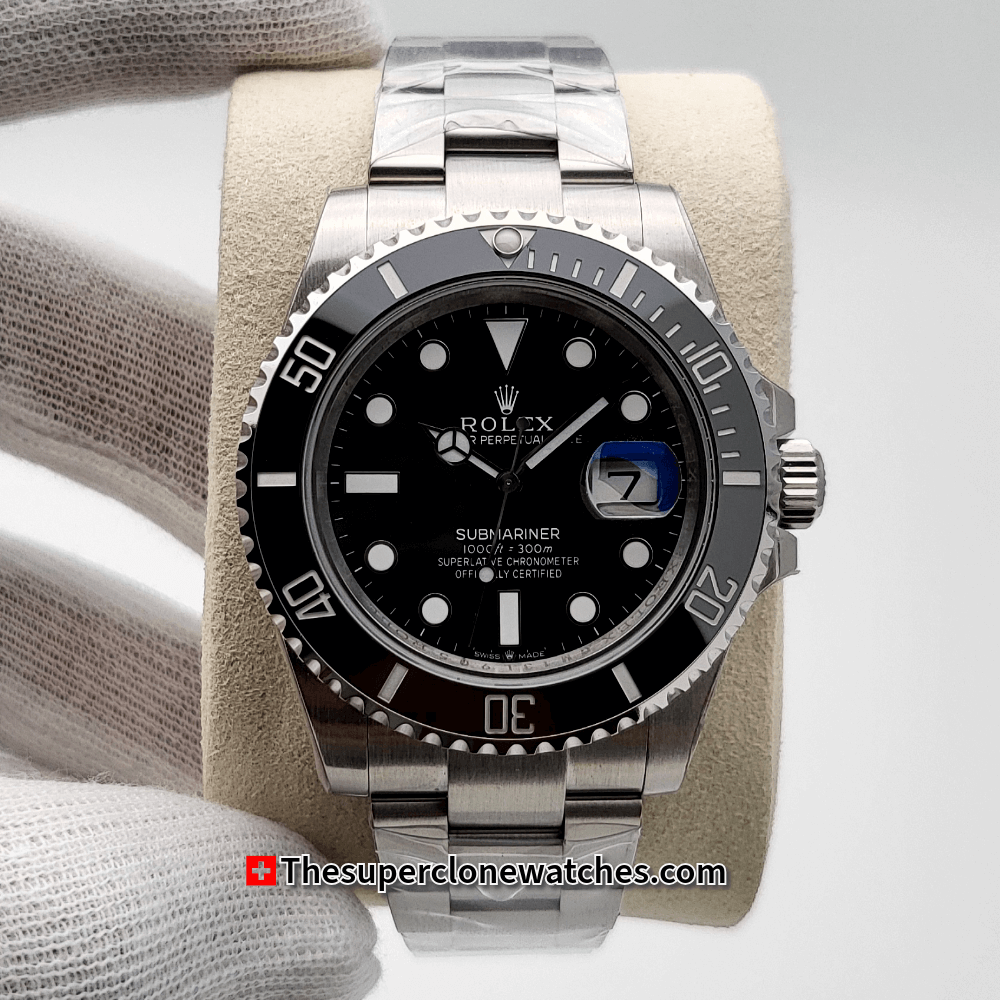Rolex Submariner Date Black Dial Exact 1:1 Super Clone 3235 Swiss Movement Replica Watch Ref-126610LN