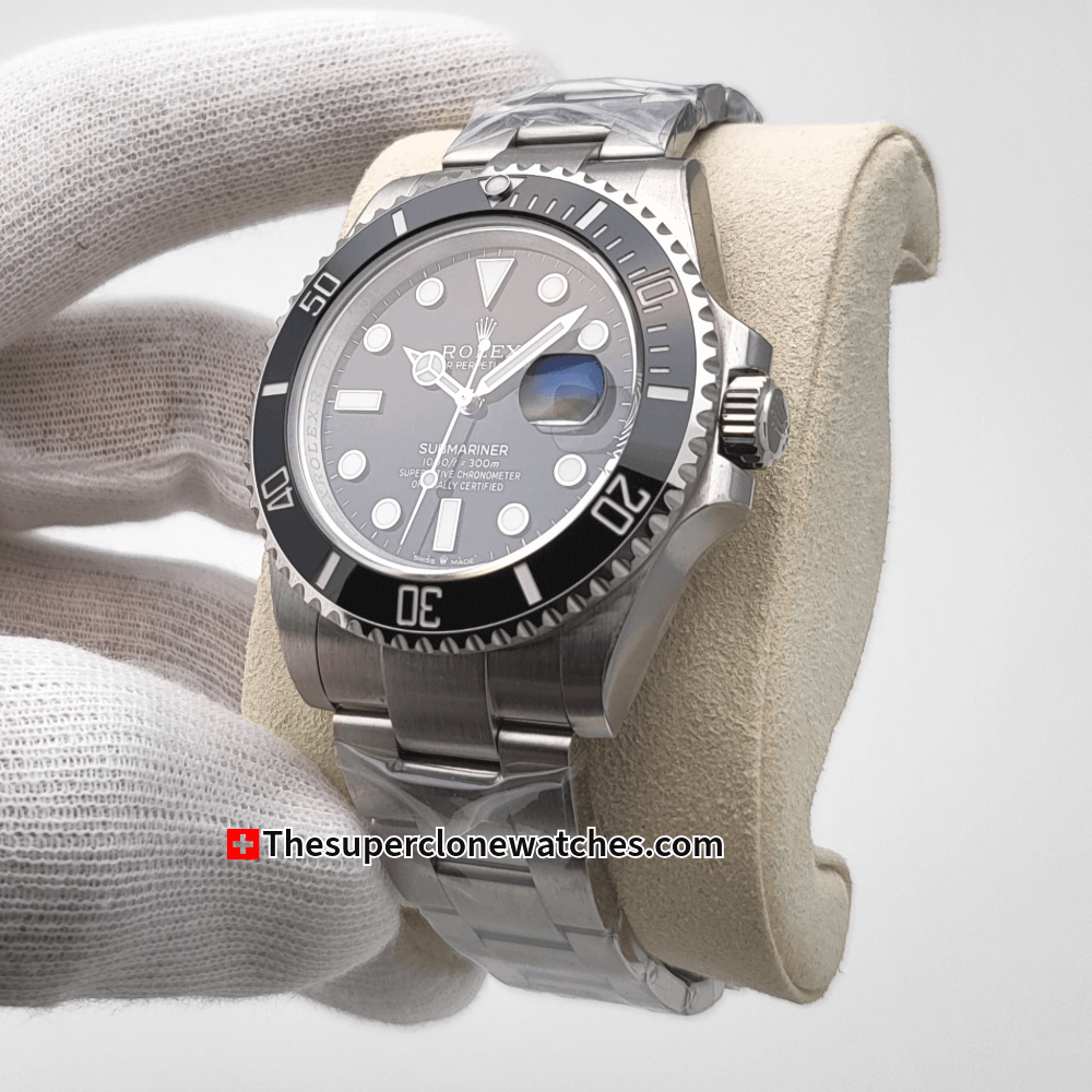 Rolex Submariner Date Black Dial Exact 1:1 Super Clone 3235 Swiss Movement Replica Watch Ref-126610LN