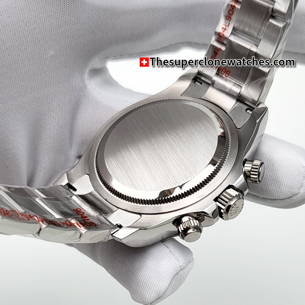 Rolex Cosmograph Daytona Black Dial Exact 1:1 Super Clone 4131 Swiss Movement Replica Watch Ref-126500LN