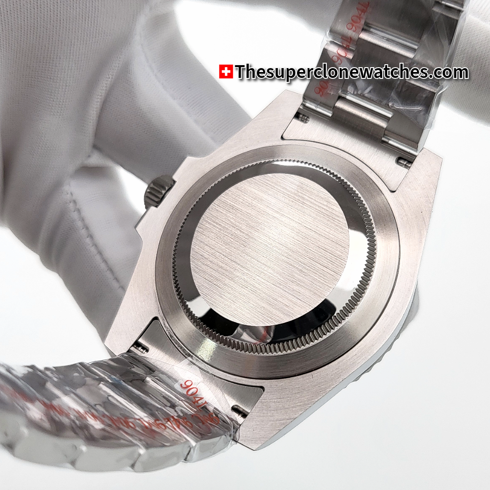 Rolex GMT Master II White Gold Left-Hand Green Ceramic Dial Exact 1:1 Super Clone ETA 3285 Swiss Movement Replica Watch Ref-126729VTNR