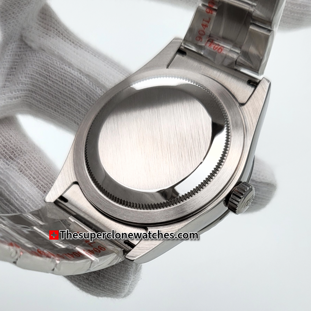 Rolex Sky-Dweller Oystersteel and White Gold Bright Blue Dial Exact 1:1 Super Clone 9002 Swiss Movement Replica Watch Ref-336934