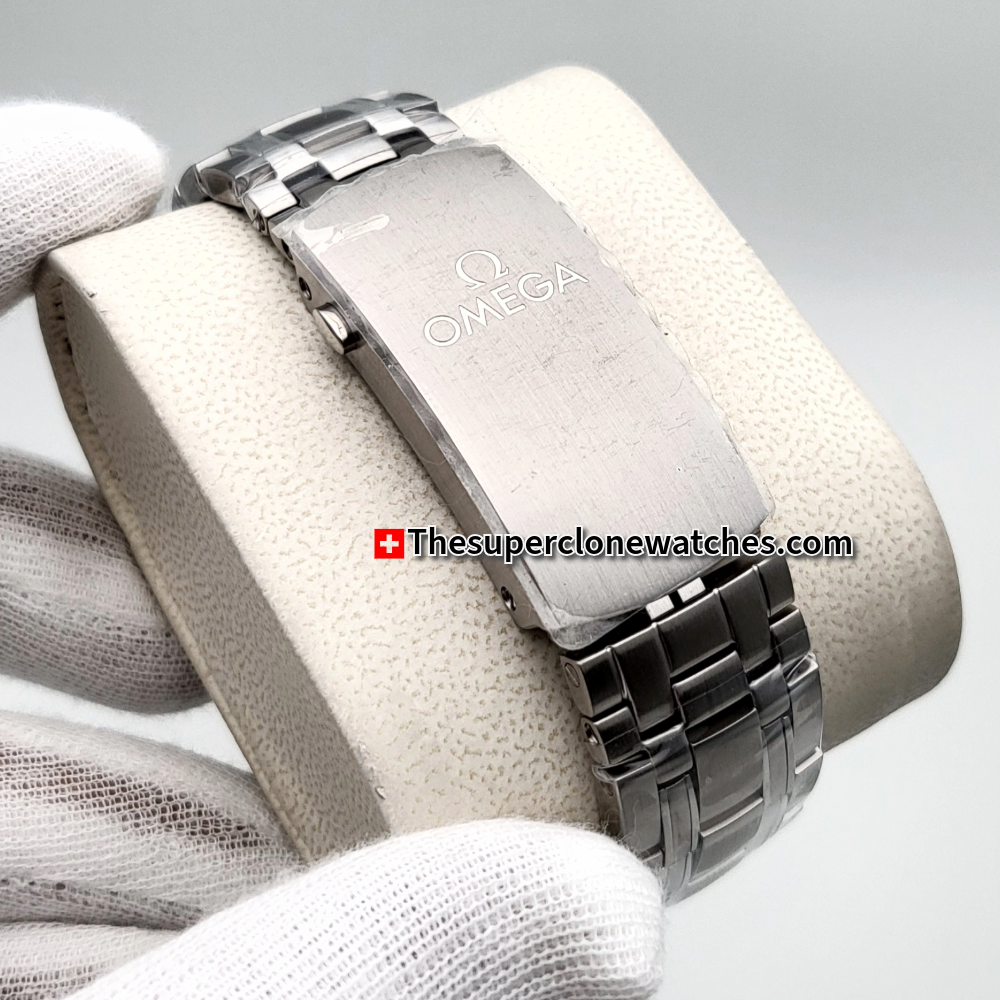 Omega Seamaster Diver 300M Steel On Steel Grey Dial Exact 1:1 Super Clone 8800 Swiss Movement Replica Watch