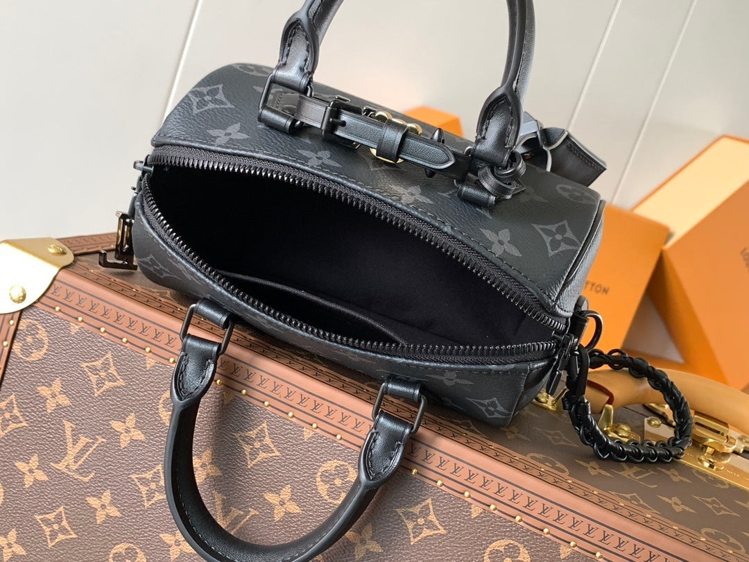1:1 Replica LV Black Knight Pillow Bag