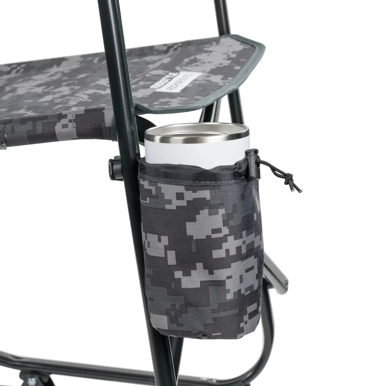 Cup holder of the cool gray camo freestyle rocker elite.