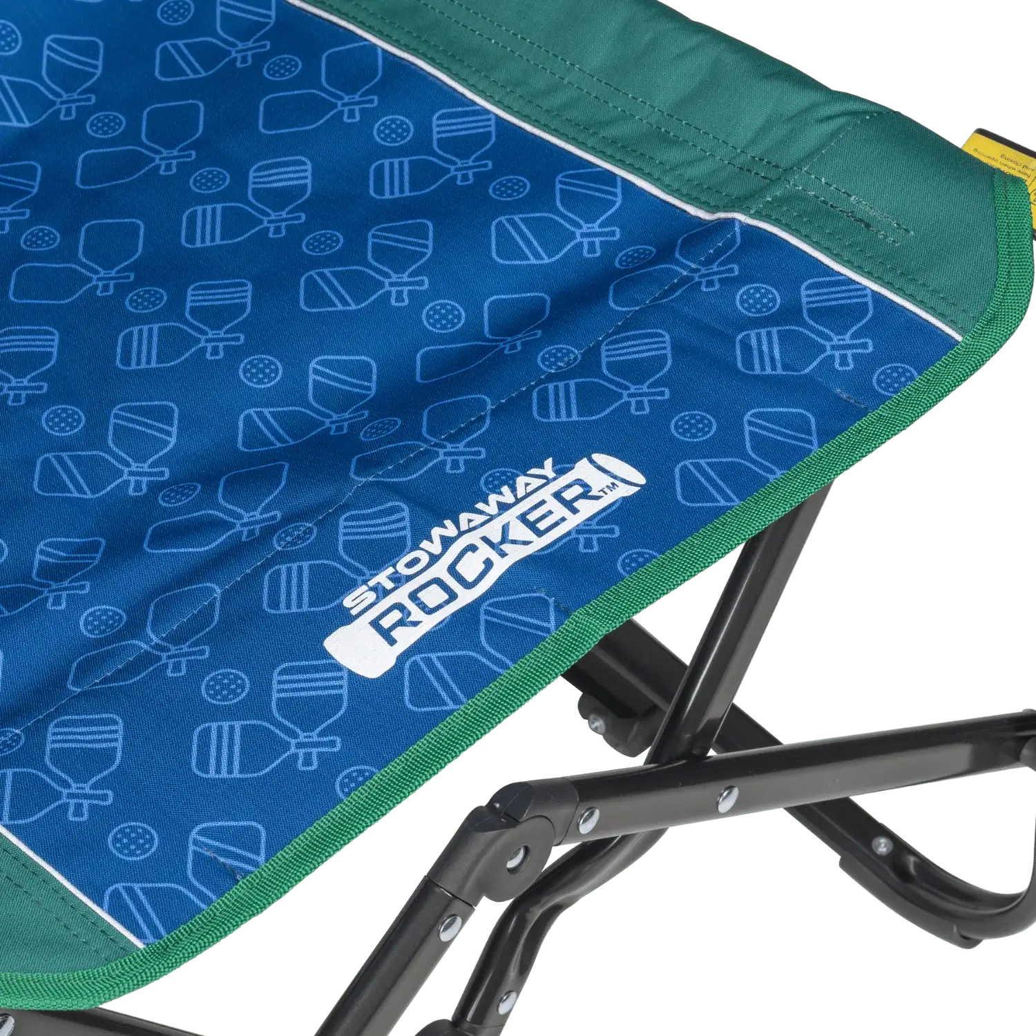 Infinity comfort edge on pickleball stowaway rocker.