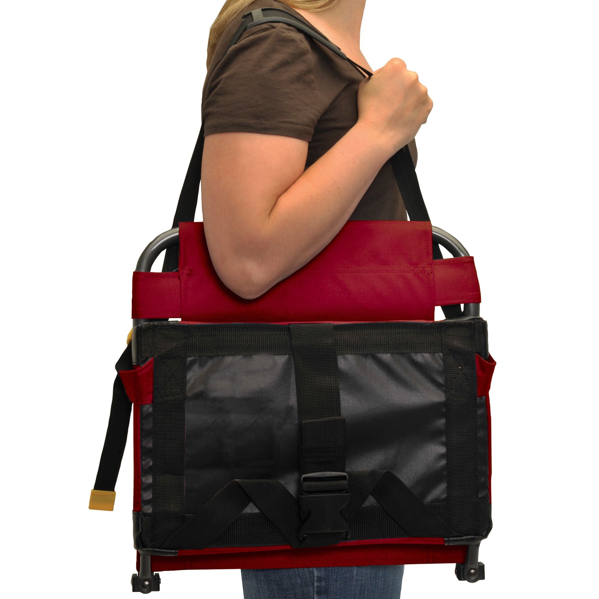 BleacherBack, Red, Shoulder Strap