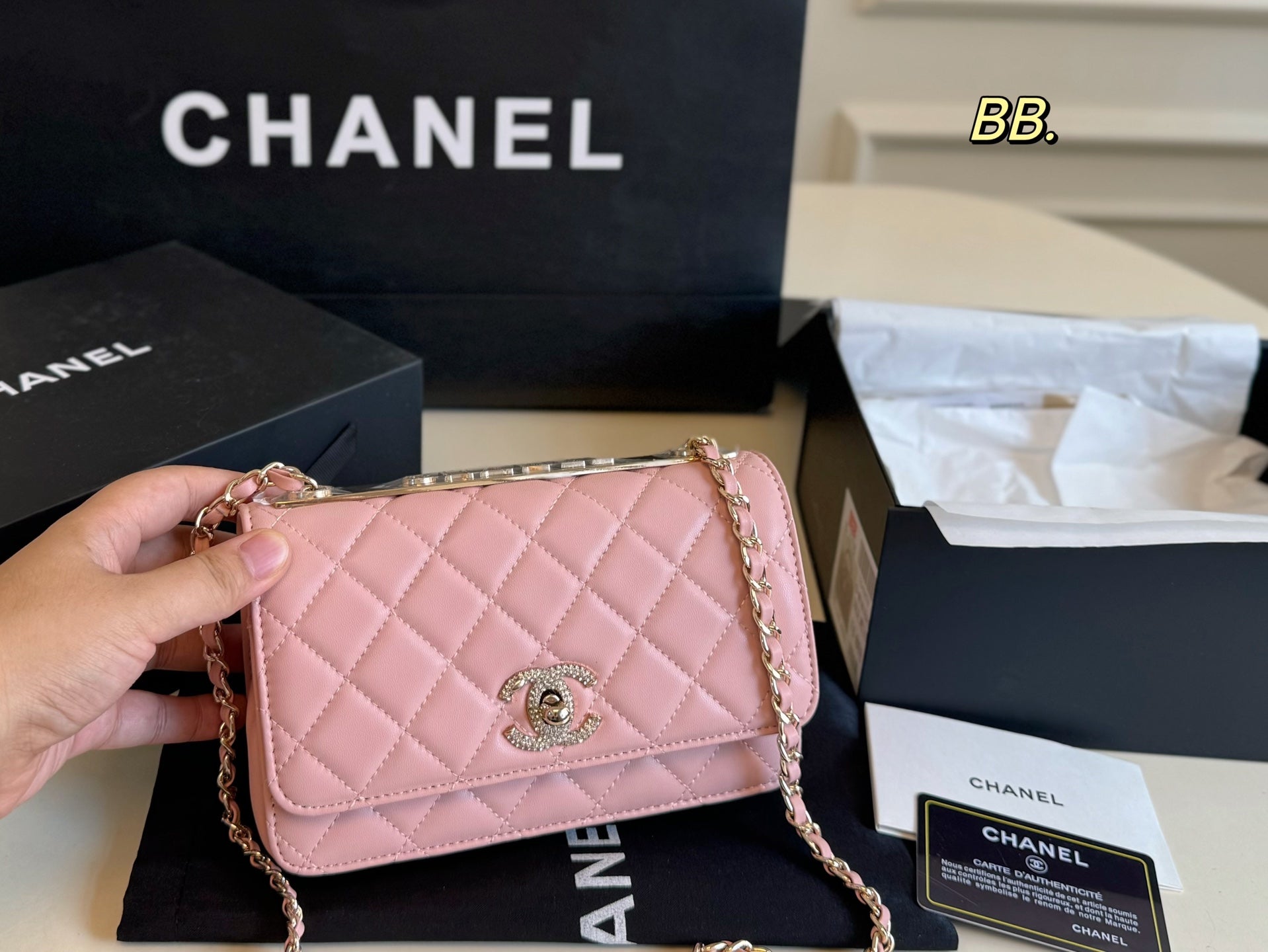 Chanel Diamond-encrusted WOC Chain Bag